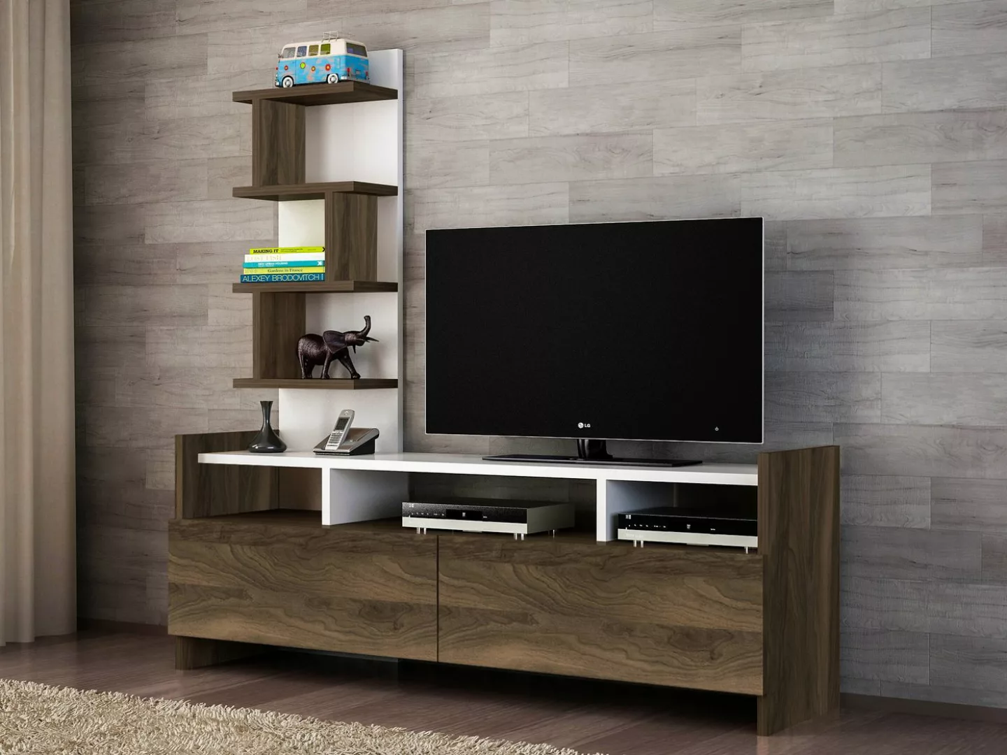 Skye Decor TV-Schrank 100% MELAMINE COATED PARTICLE BOARD, 120 cm x 33 cm x günstig online kaufen