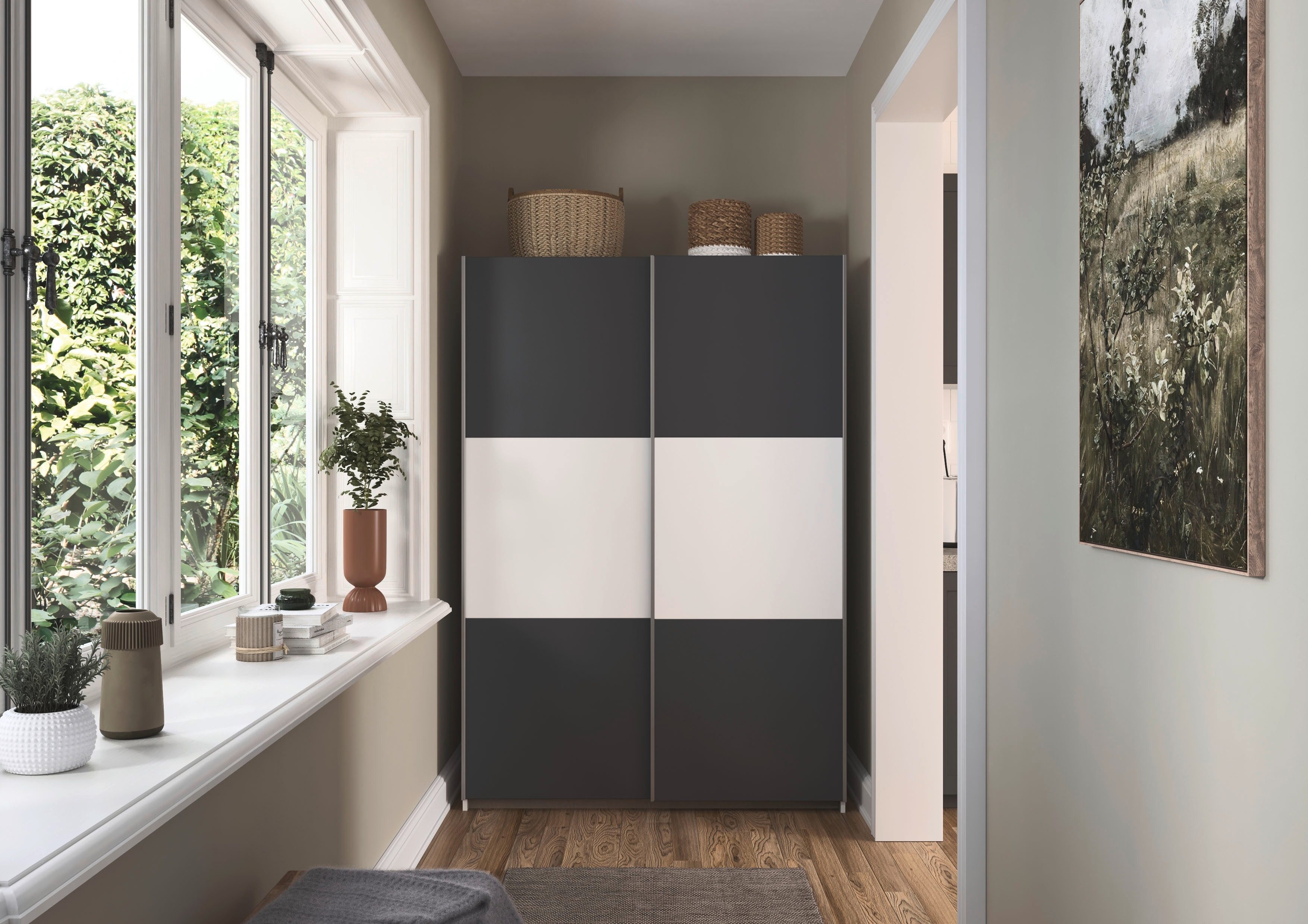 INOSIGN Schwebetürenschrank "PAULLY Schlafzimmerschrank Garderobe Preiskrac günstig online kaufen
