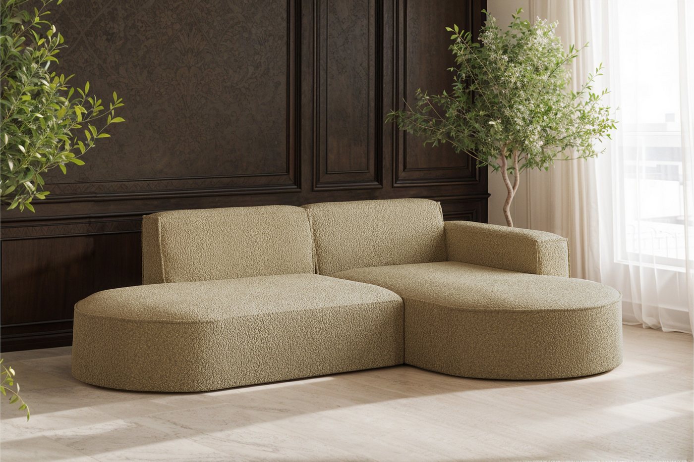 Kaiser Möbel Ecksofa Designer MODENA STUDIO L stoff Poso, Neve, Quelle günstig online kaufen