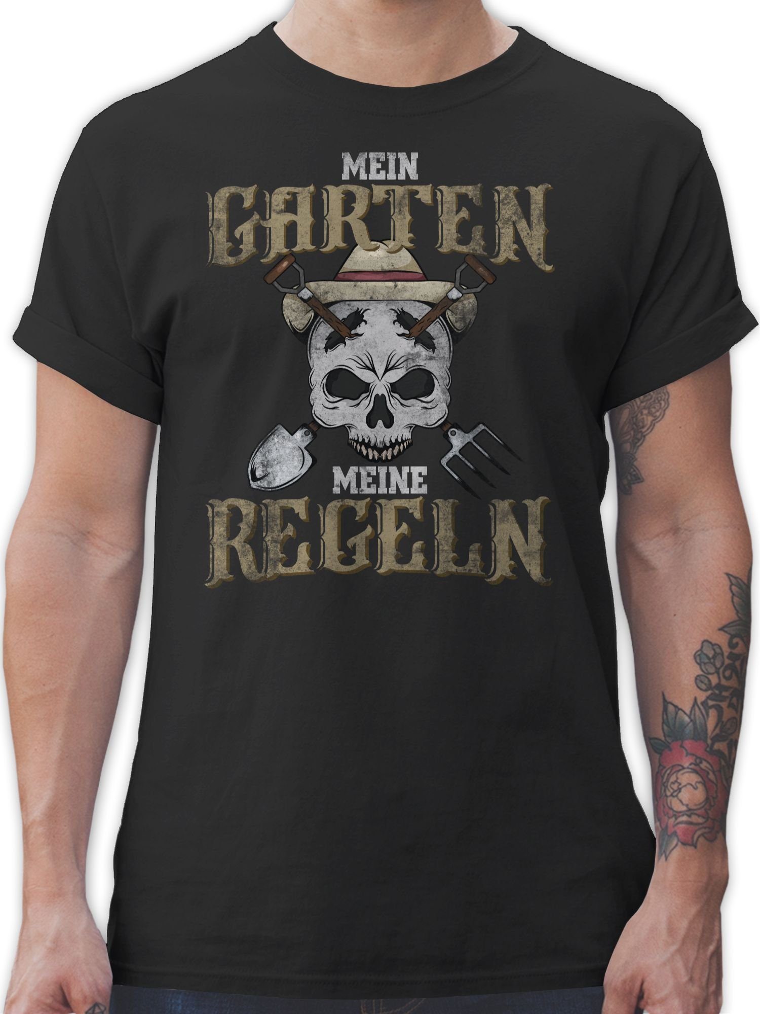 Shirtracer T-Shirt Mein Garten Meine Regeln günstig online kaufen