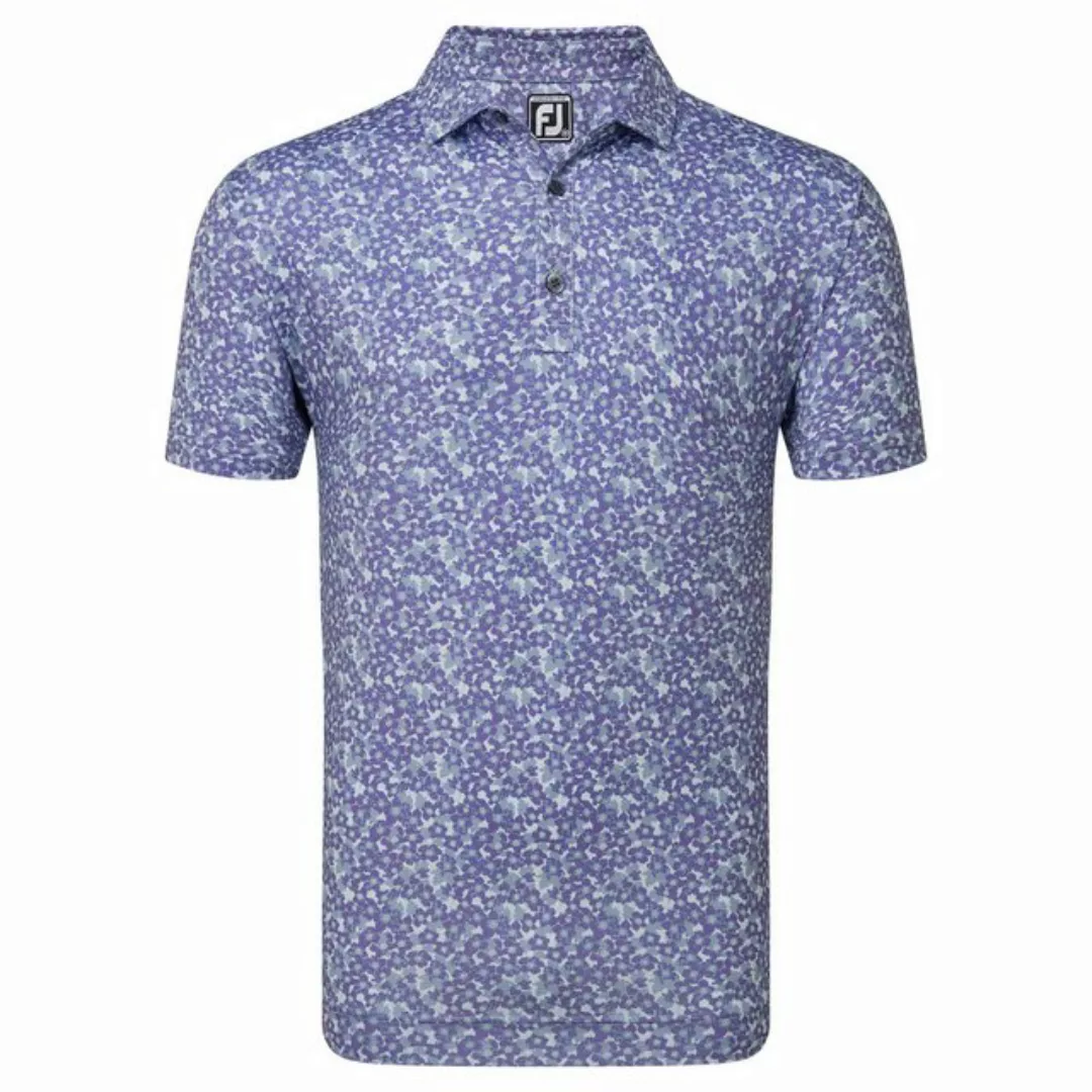 FOOTJOY Poloshirt FootJoy Polo Primel Lisle Grau-Violett-Gemustert Herren L günstig online kaufen