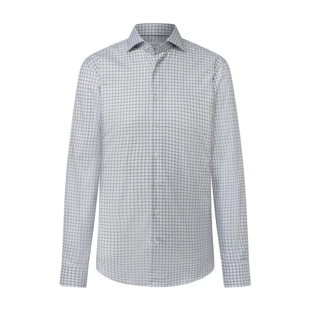 Hackett Sr Brushed Check Langarm Hemd L White / Green günstig online kaufen