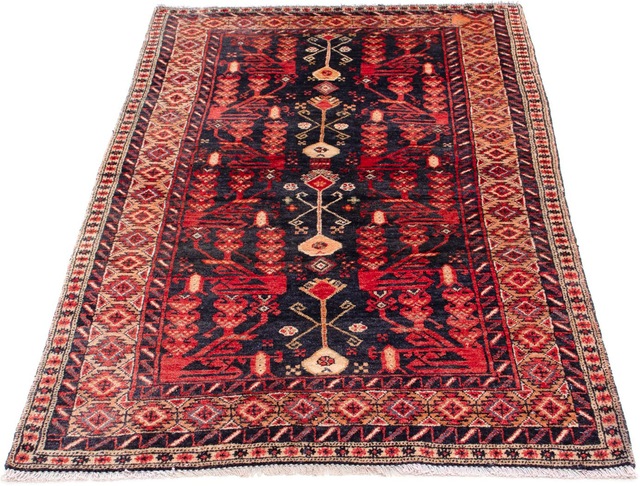 morgenland Orientteppich »Belutsch - 150 x 85 cm - dunkelblau«, rechteckig, günstig online kaufen