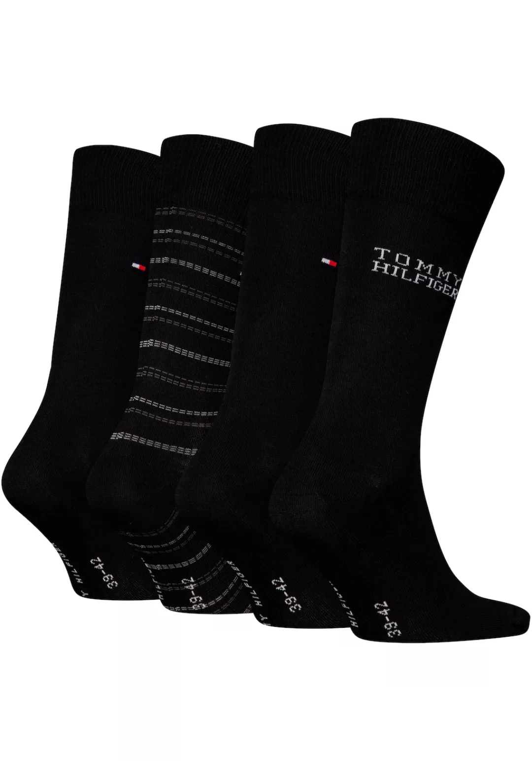 Tommy Hilfiger Socken, (4 Paar), mit dezenter Logoprägung günstig online kaufen