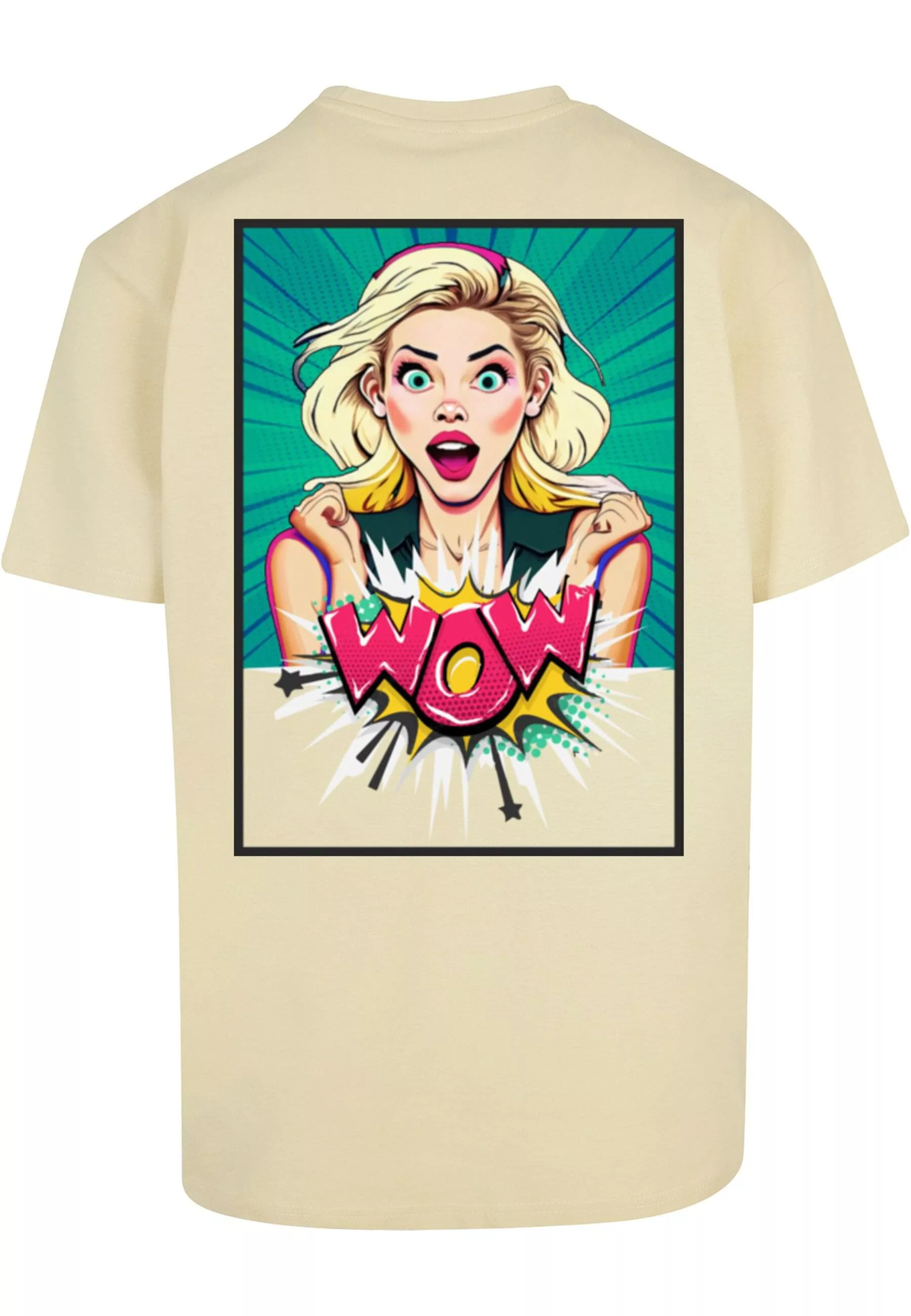 Merchcode T-Shirt "Merchcode Herren WOW Comic Heavy Oversized Tee", (1 tlg. günstig online kaufen