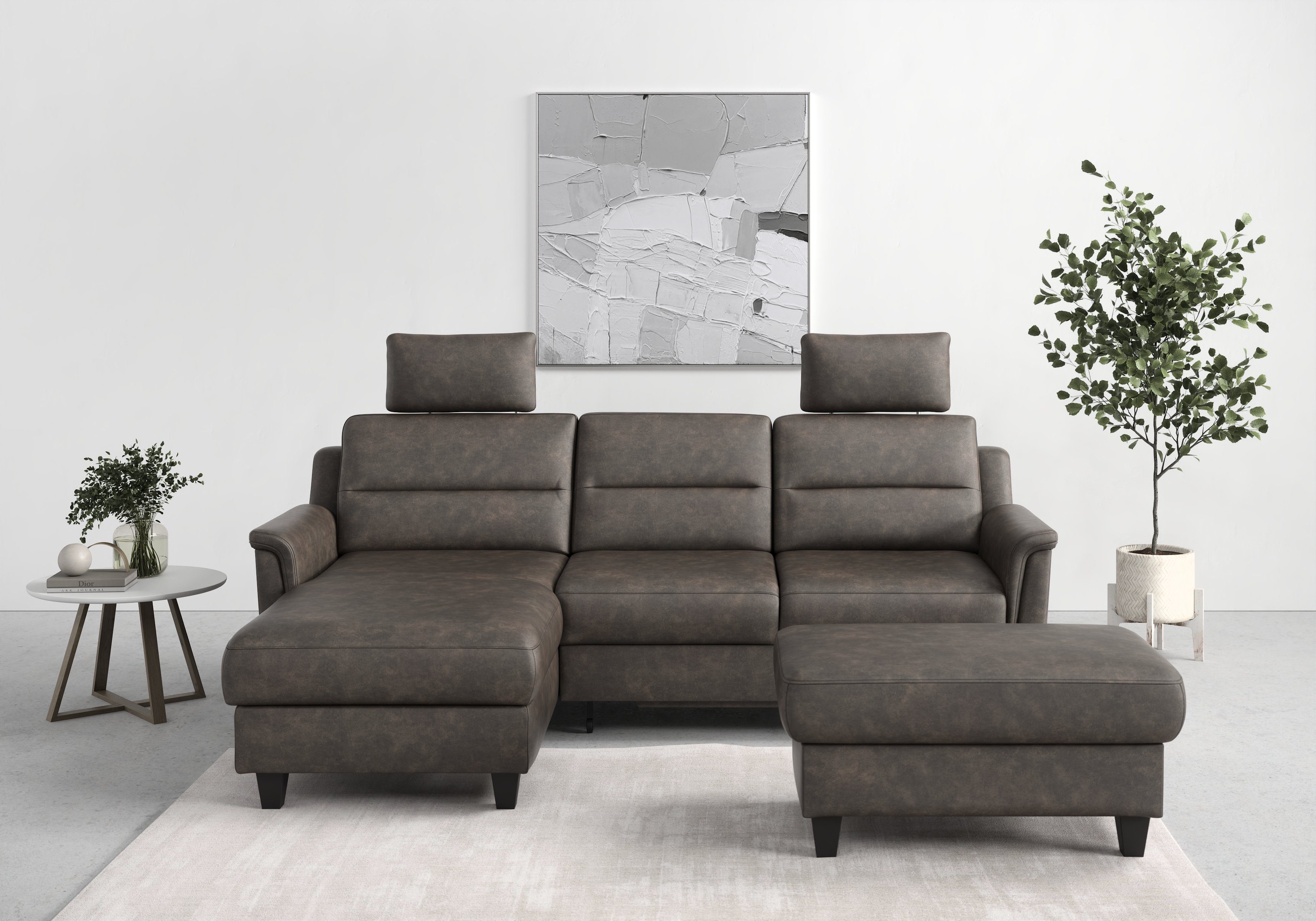 sit&more Ecksofa Farö L-Form, inklusive Federkern, günstig online kaufen