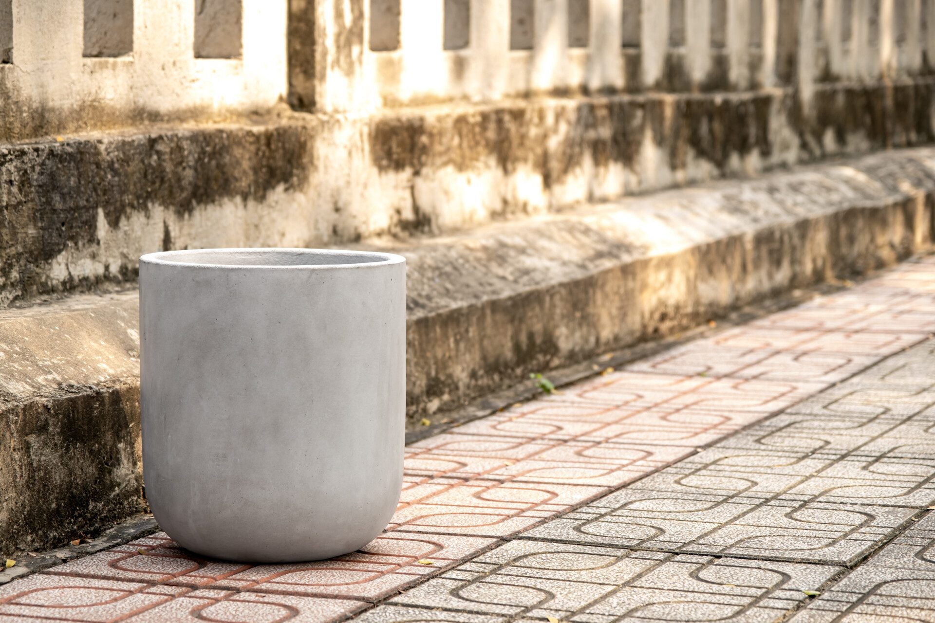 Teramico Blumentopf Blumentopf "Dora-Tall" 38x42cm Beton, günstig online kaufen
