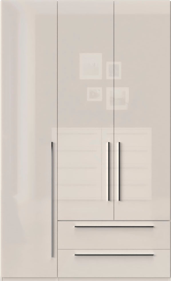 Places of Style Kleiderschrank "Piano, UV lackiert, hochglänzend in beige o günstig online kaufen