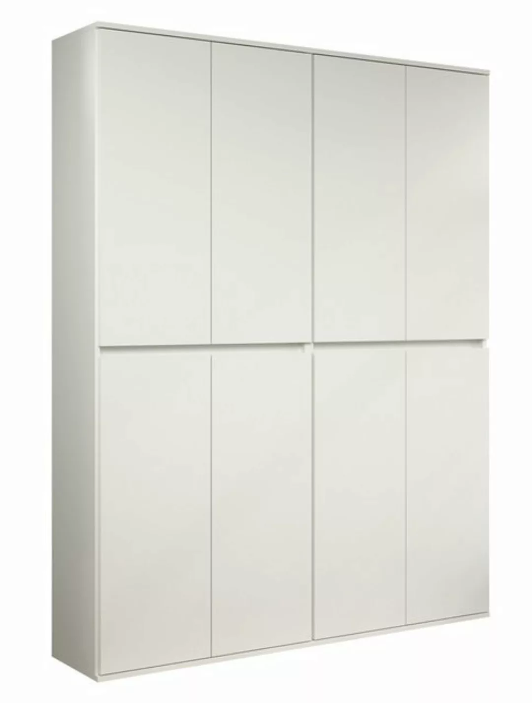 ebuy24 Kleiderschrank Nevada Kleiderschrank 8 Türen weiß. günstig online kaufen