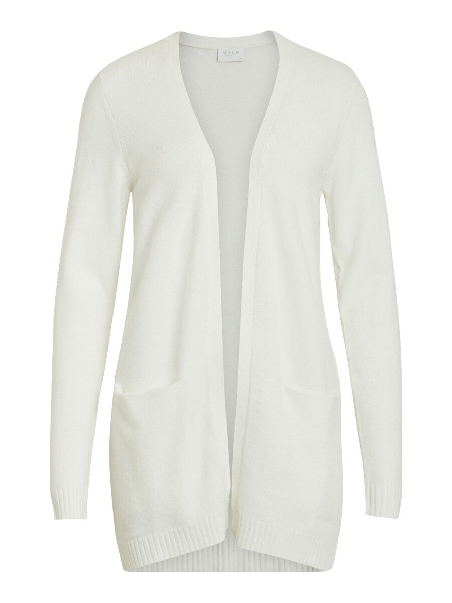 Vila Ril Open Langarm-cardigan XS White Alyssum günstig online kaufen