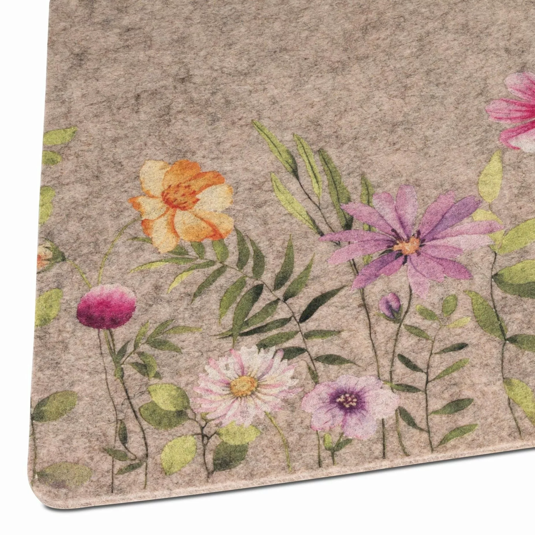 formano Platzset Blumenwiese, Grau, Motiv: Blumen günstig online kaufen