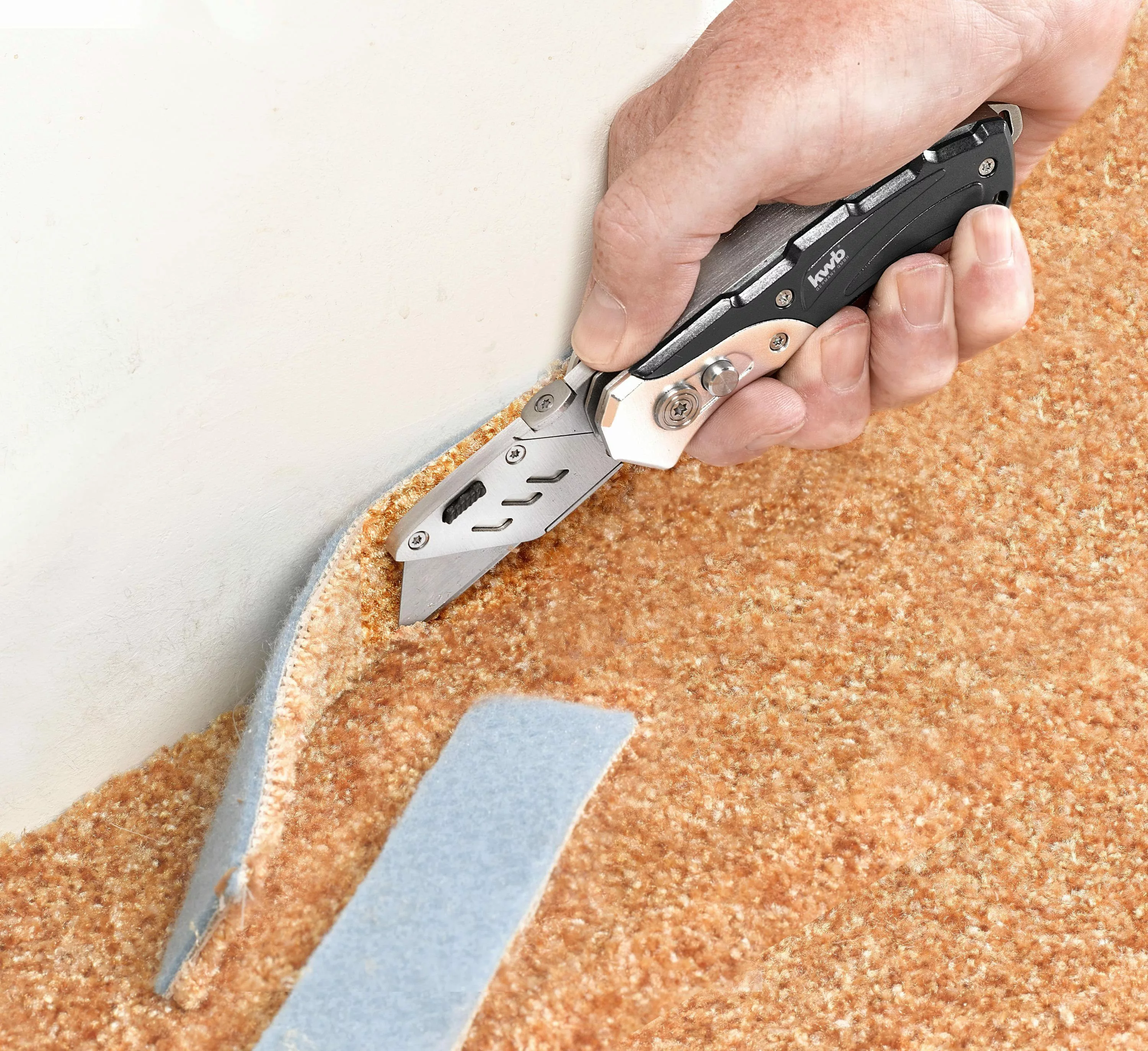 kwb Cuttermesser, Universal-Messer inkl. Cutter-Messer klappbar, günstig online kaufen