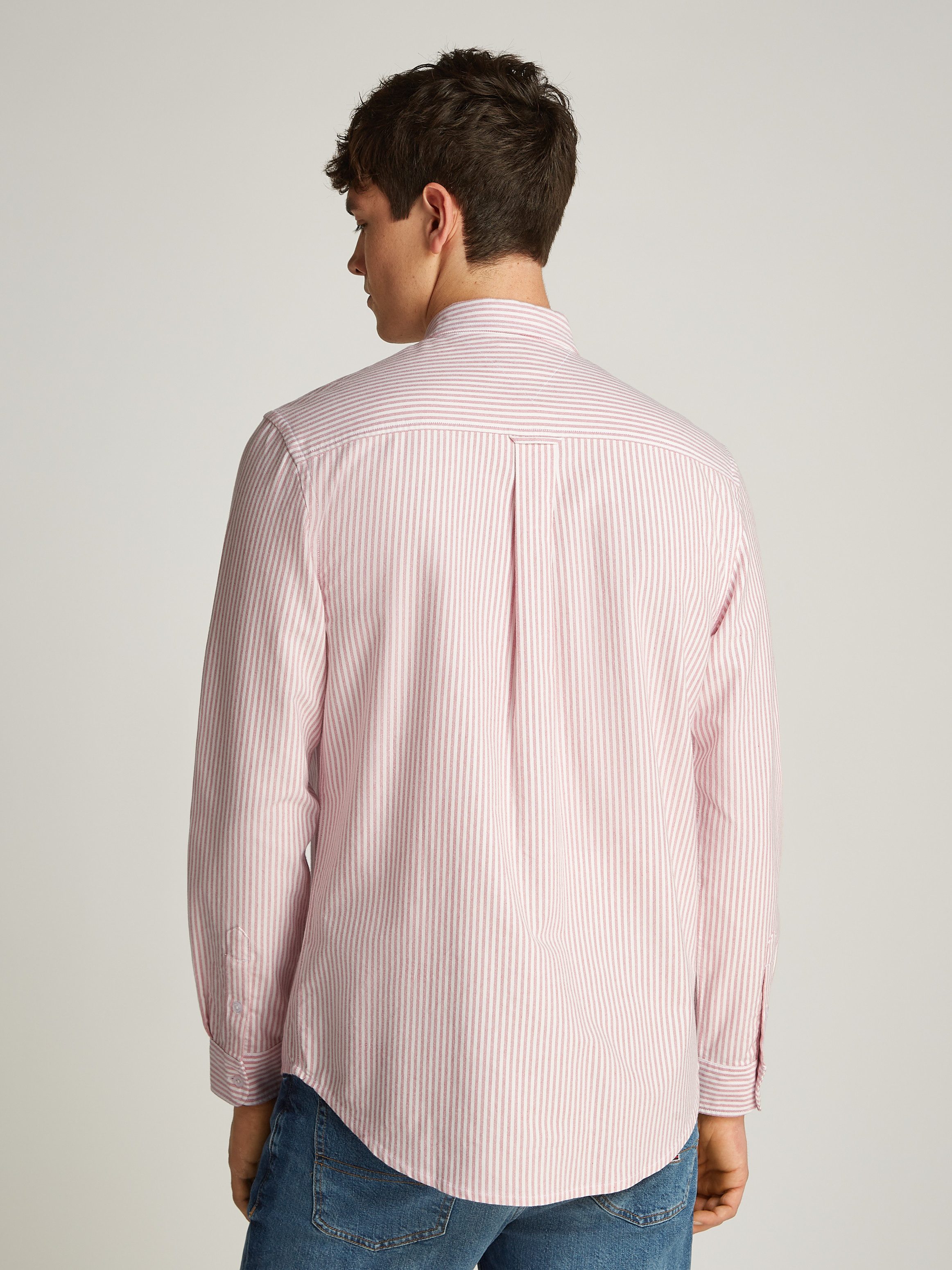 Tommy Jeans Langarmhemd TJM STRIPE OXFORD günstig online kaufen