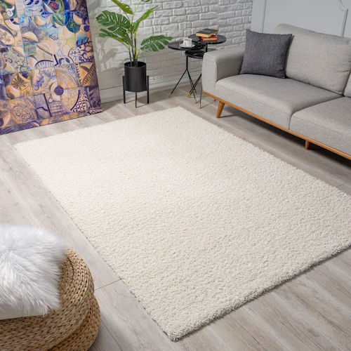 Sanat Hochflor-Teppich »LOCA«, rechteckig, 30 mm Höhe, Wohnzimmer, Langflor günstig online kaufen