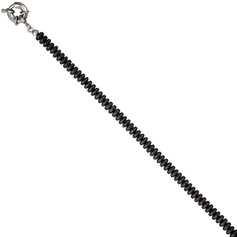 SIGO Collier Edelsteinkette Hämatin matt 45 cm Halskette Kette günstig online kaufen