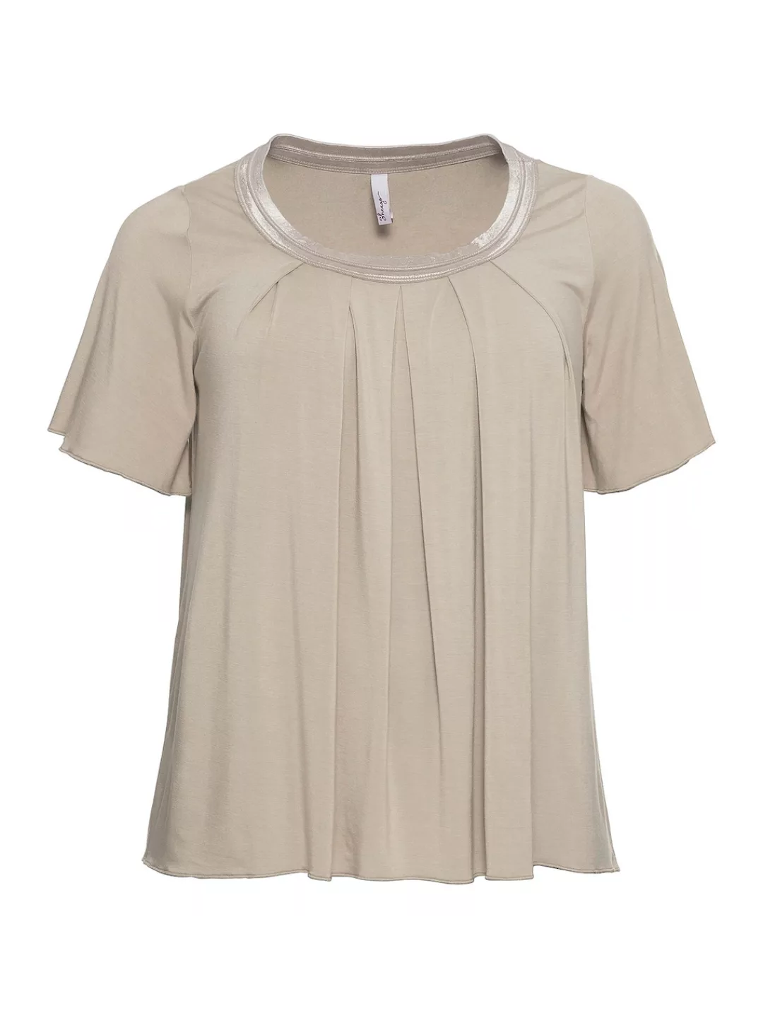 Sheego T-Shirt "Große Größen", in A-Linie mit dekorativer Blende günstig online kaufen