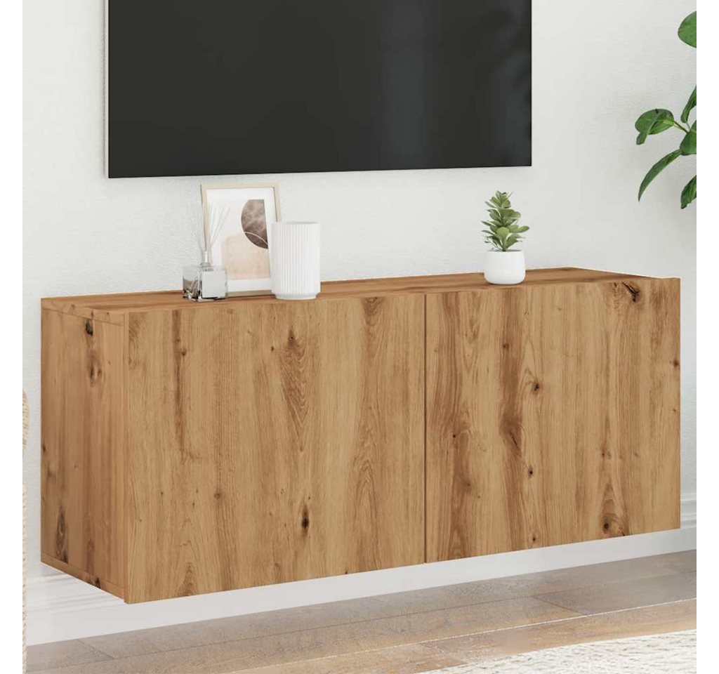 vidaXL Schrankmodule TV-Wandschrank Artisan-Eiche 100x30x41 cm günstig online kaufen