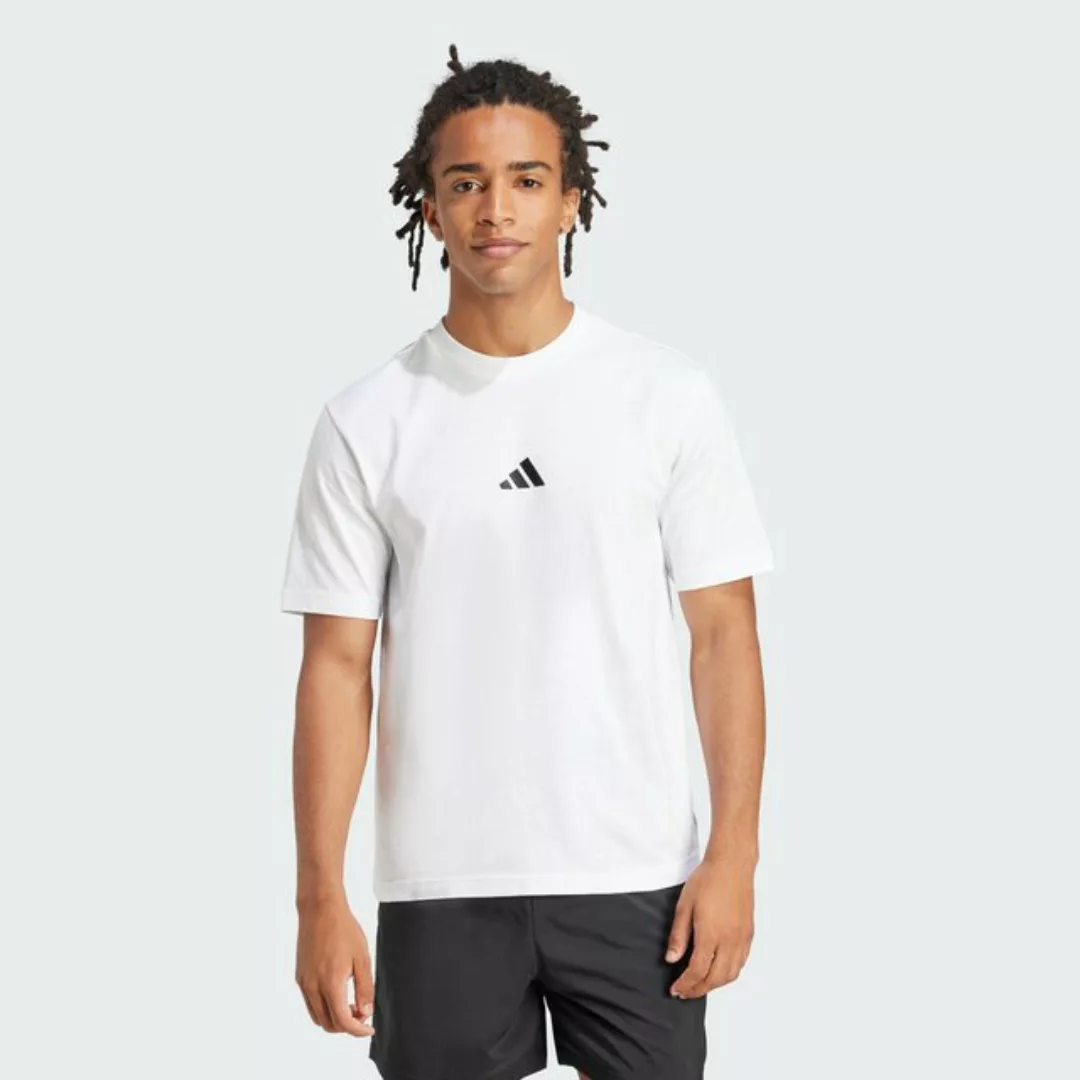 adidas Sportswear Poloshirt ESSENTIALS SMALL LOGO SINGLE JERSEY T-SHIRT günstig online kaufen