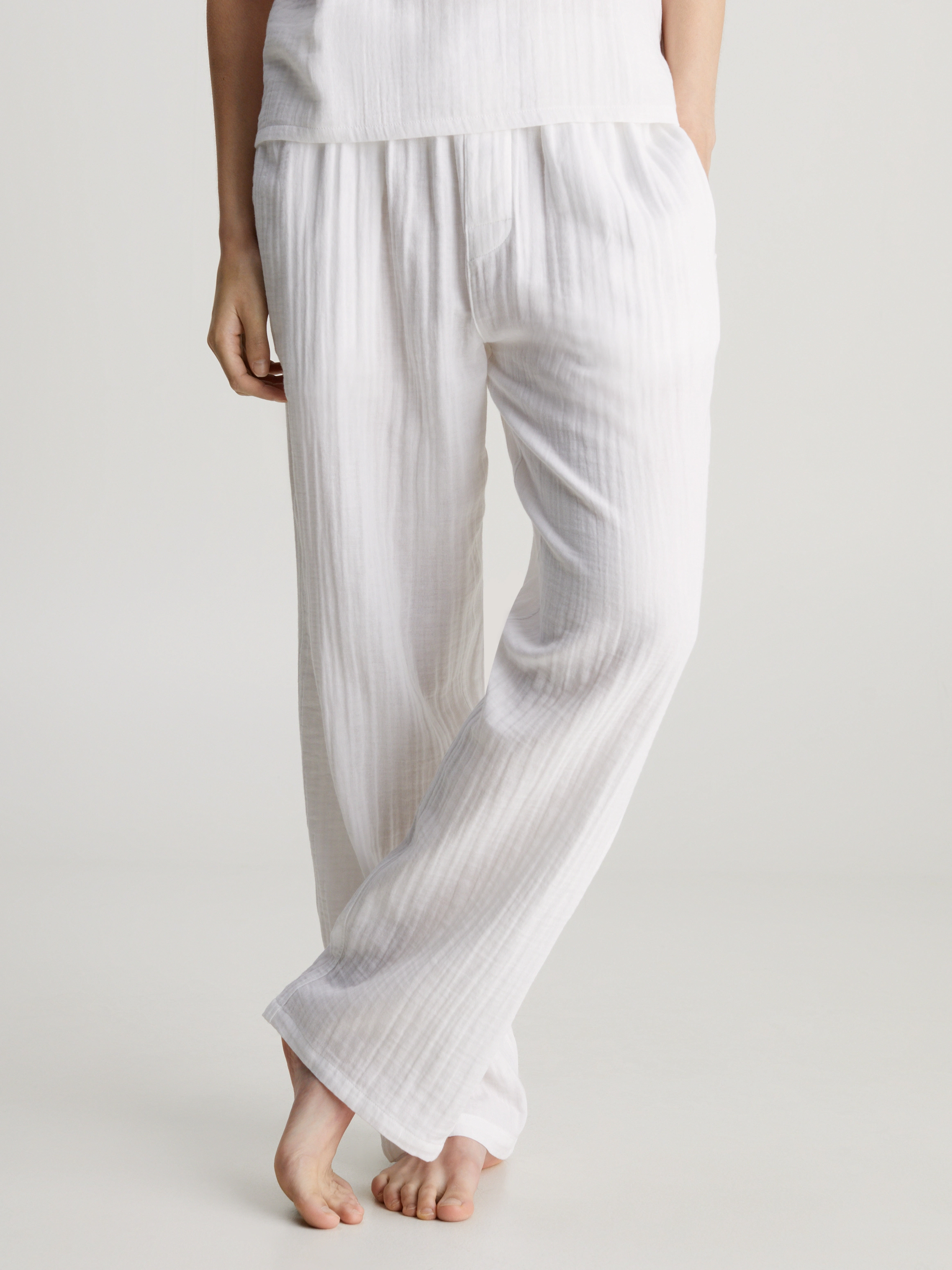 Calvin Klein Underwear Pyjamahose "SLEEP PANT", mit Markenlabel auf dem Bun günstig online kaufen