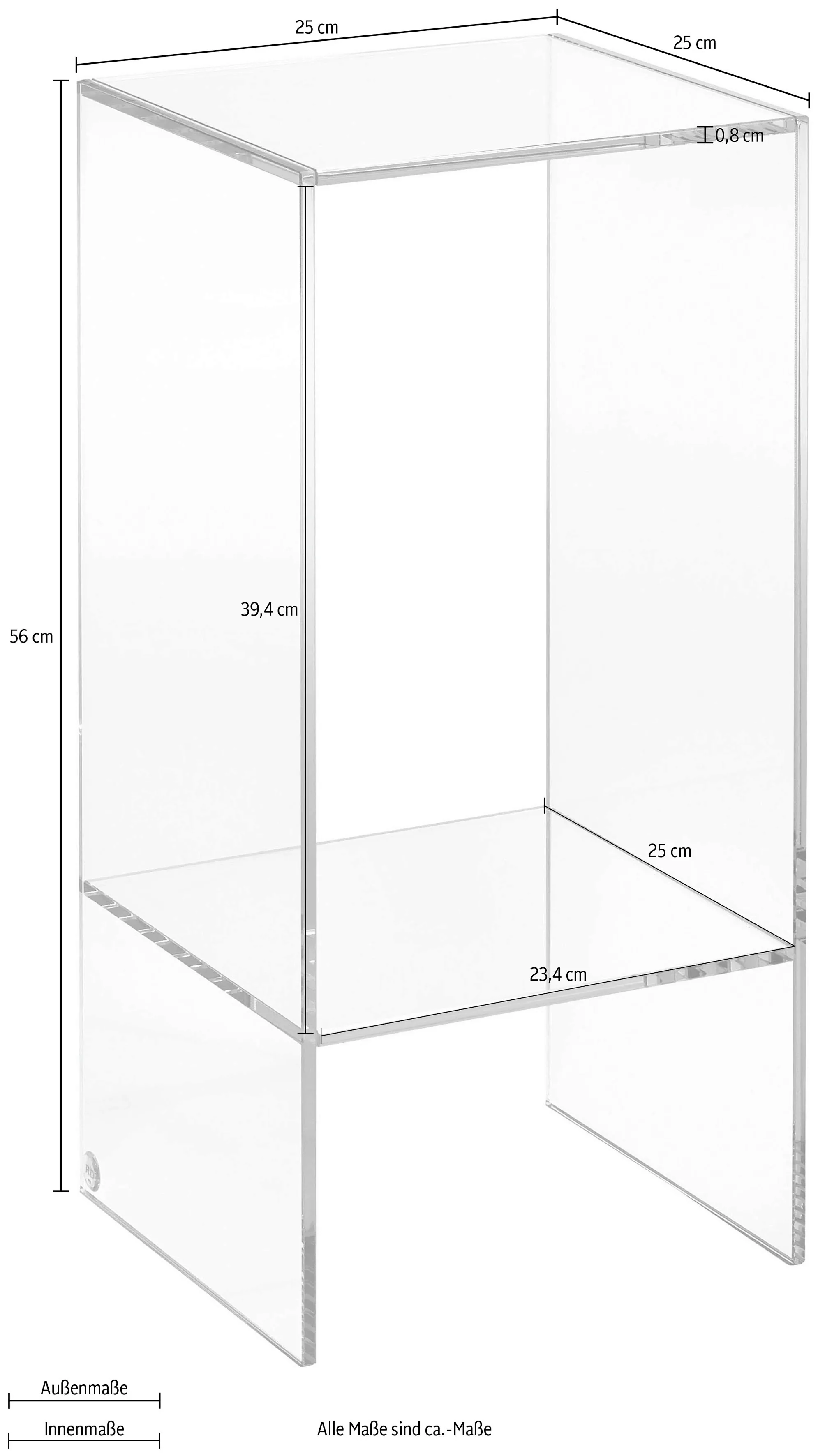 Places of Style Beistelltisch "Glarus", aus Floatglas günstig online kaufen