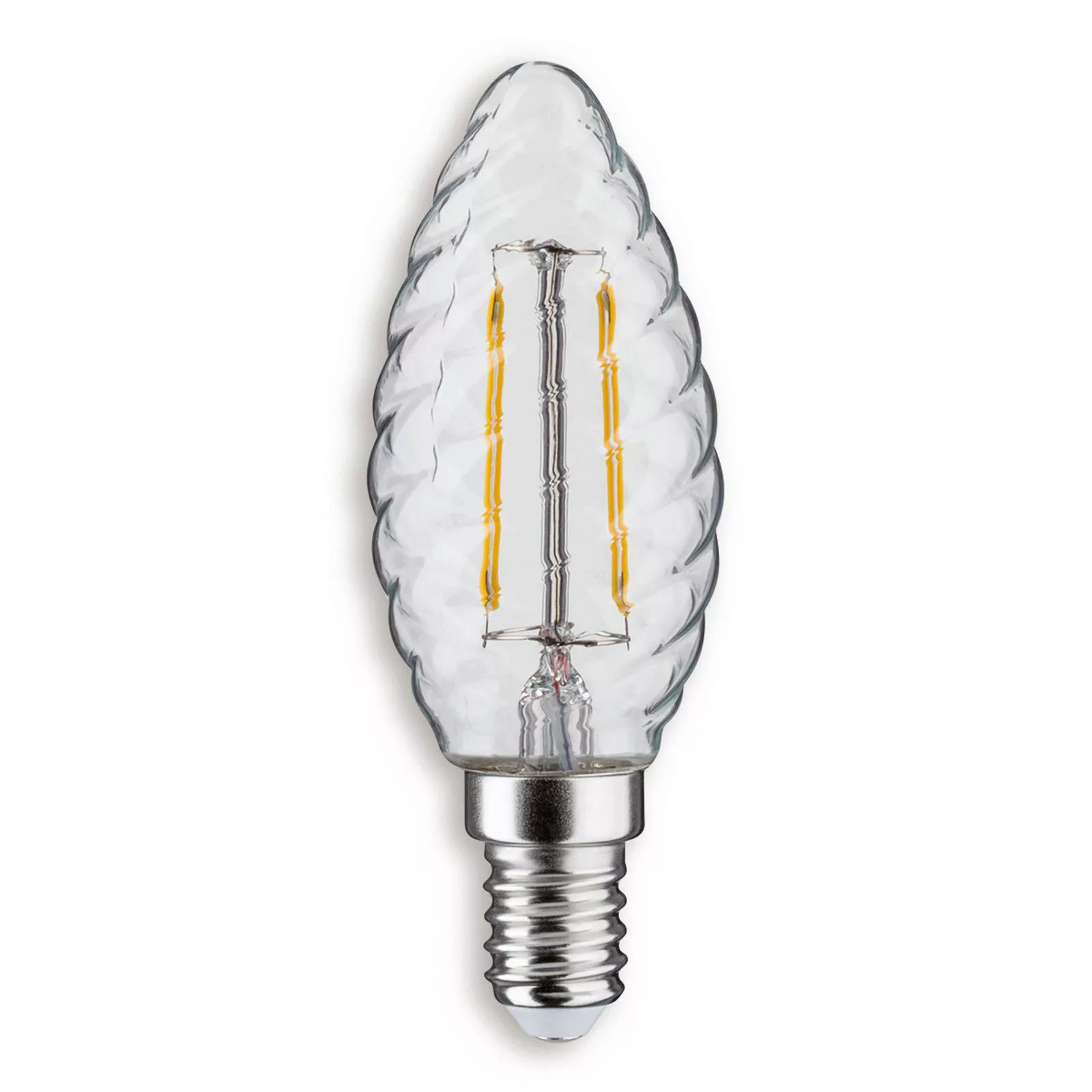 Paulmann E14 2,6W 827 LED-Kerzenlampe gedreht klar günstig online kaufen