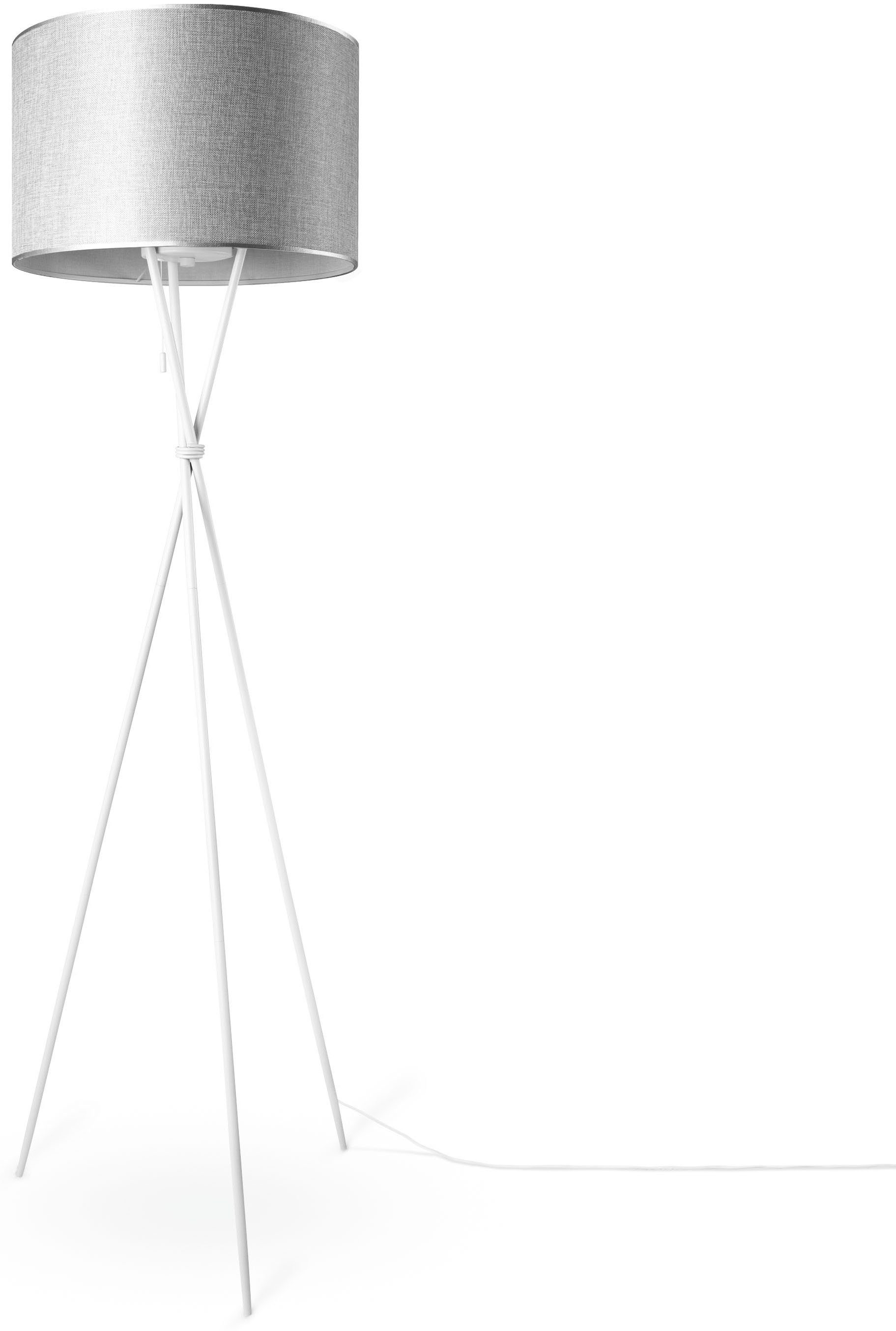 Paco Home Stehlampe KATE CANVAS UNI günstig online kaufen