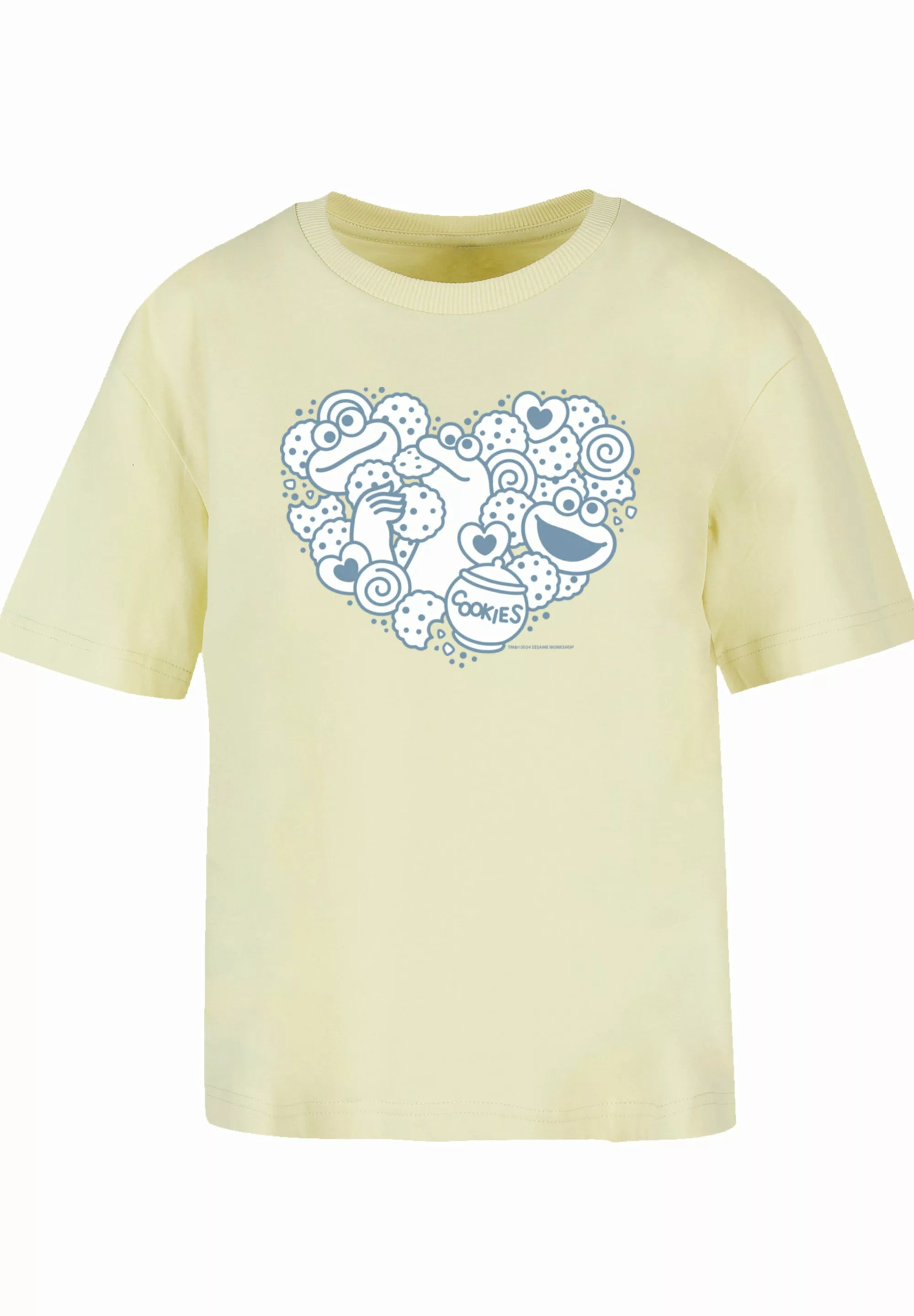 F4NT4STIC T-Shirt "Sesamstraße Cookies from the heart", Premium Qualität günstig online kaufen