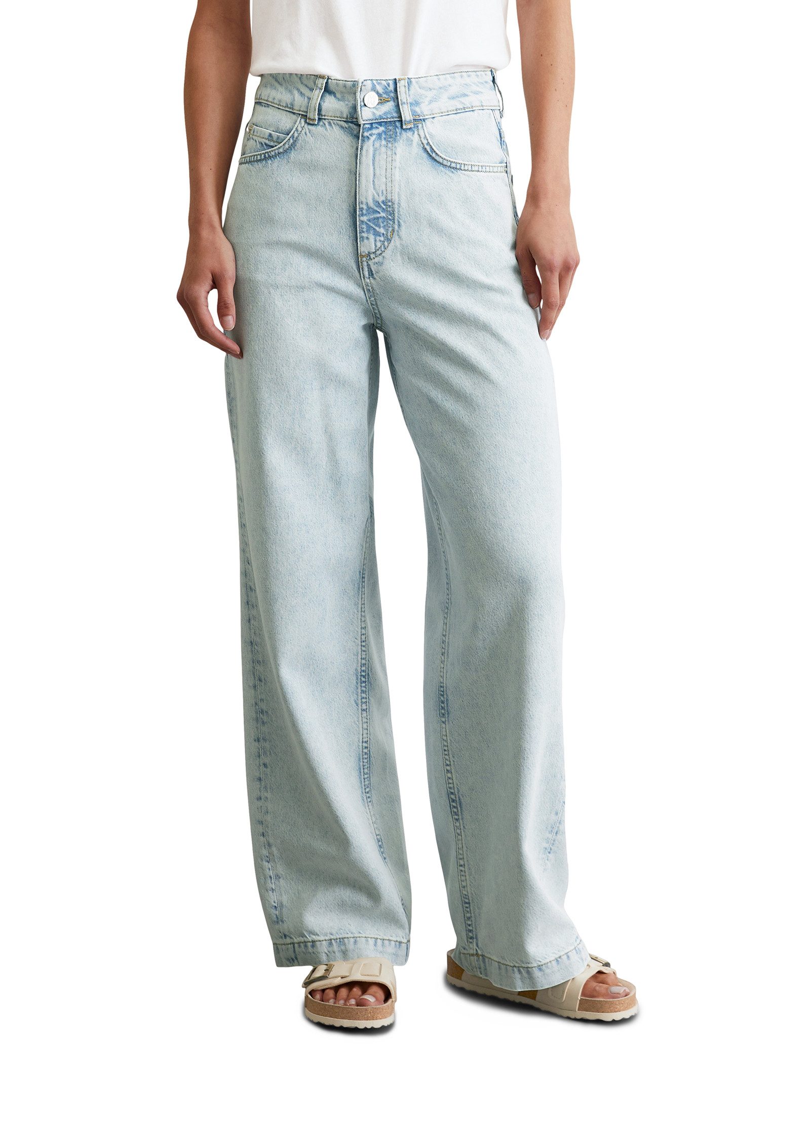Marc OPolo Weite Jeans "aus Lyocell-Organic-Cotton-Mix" günstig online kaufen