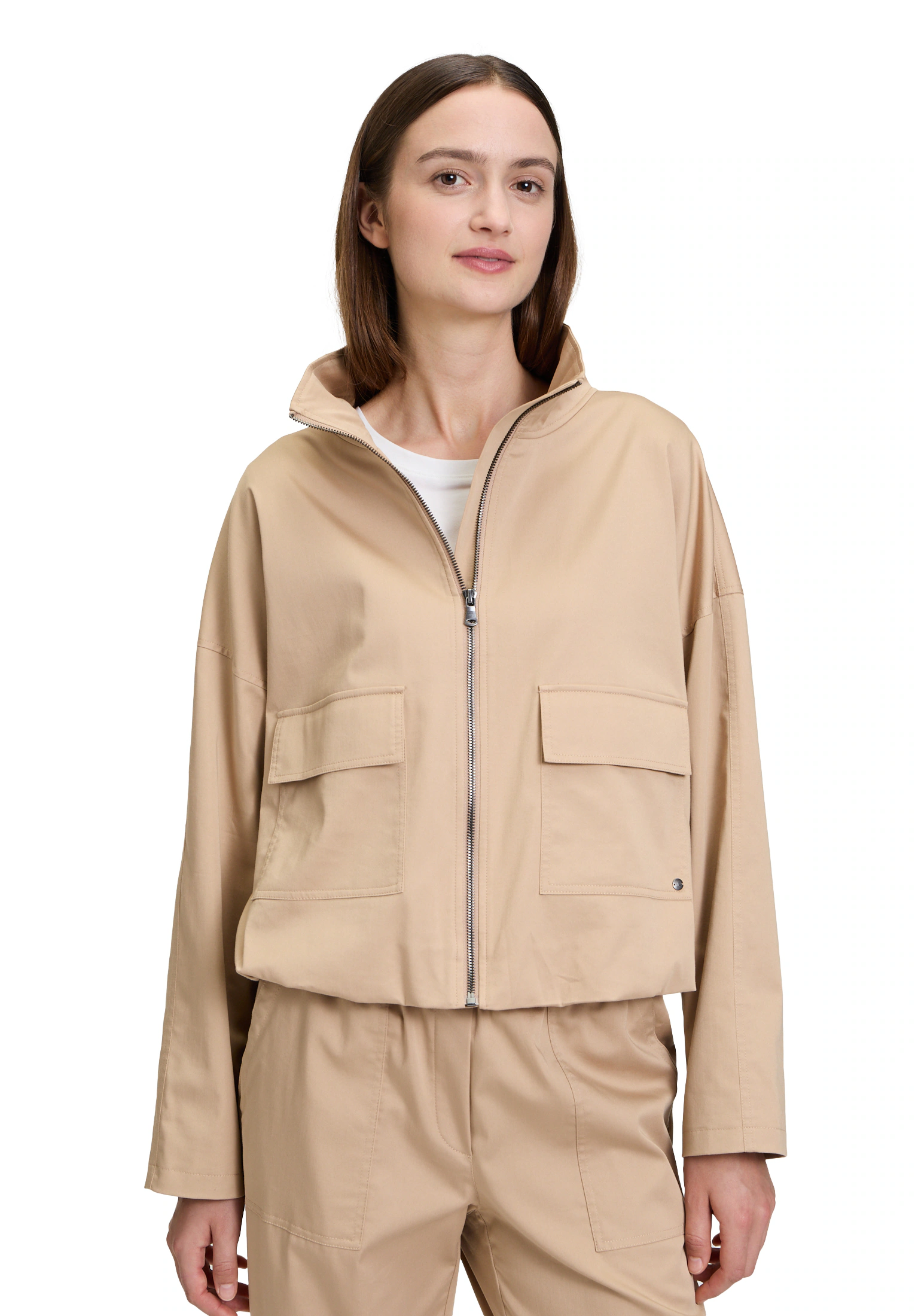 Betty&Co Canvasjacke "Betty & Co Casual-Jacke mit Taschen" günstig online kaufen