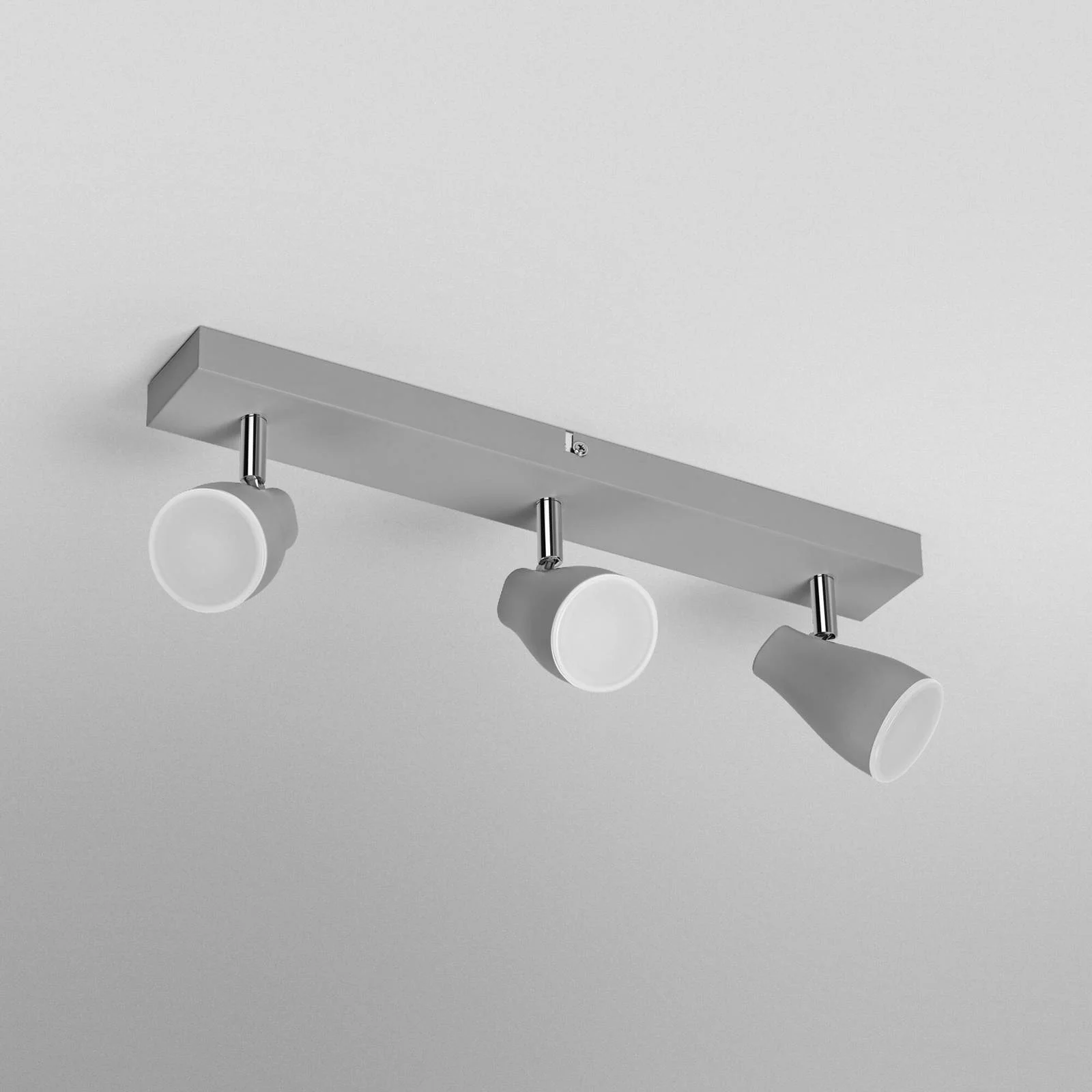 OSRAM Deckenstrahler PEAR, grau, 3-flammig, GU10-LED 2.700 K günstig online kaufen