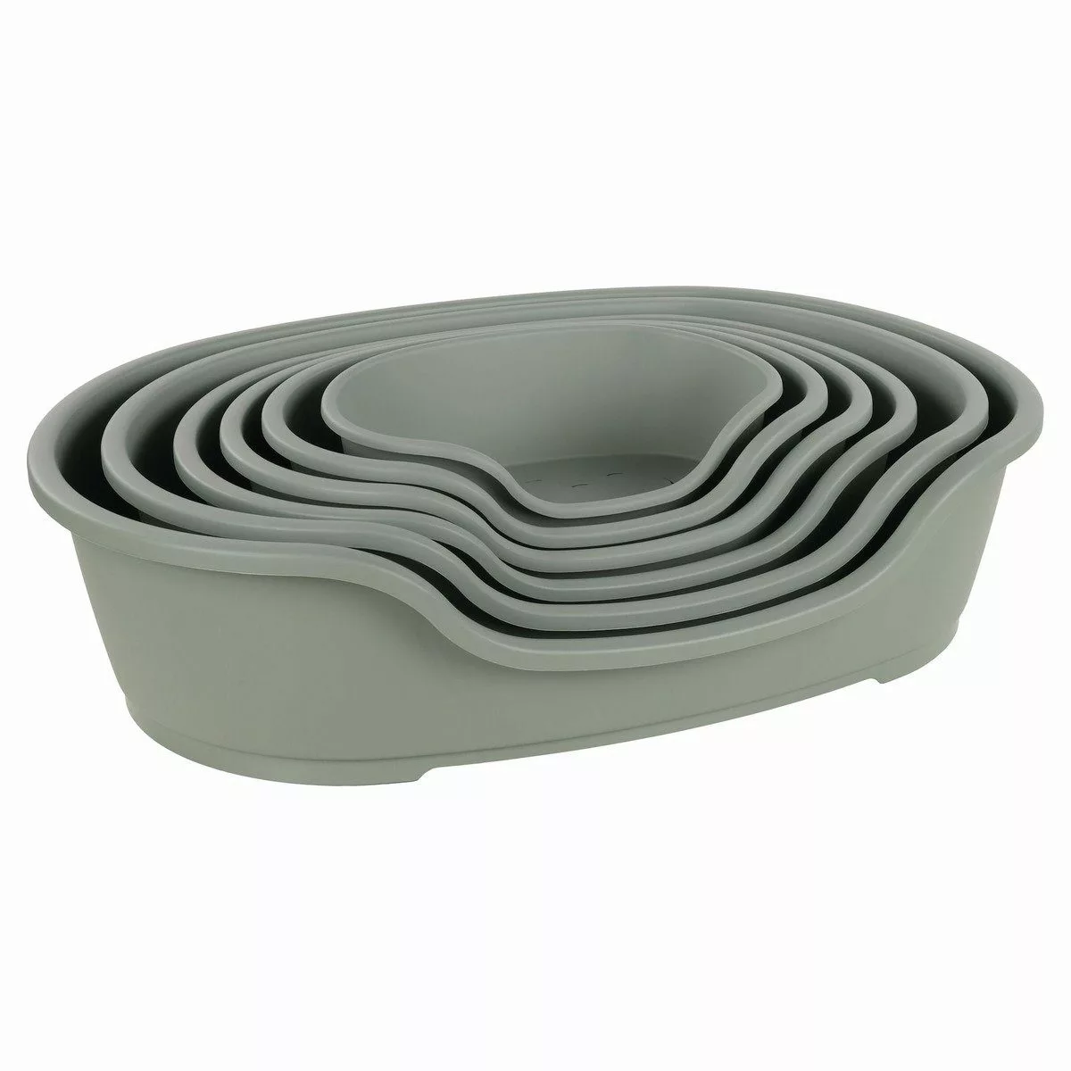 Flamingo Hundekorb Hundekorb Tuck oval grün günstig online kaufen