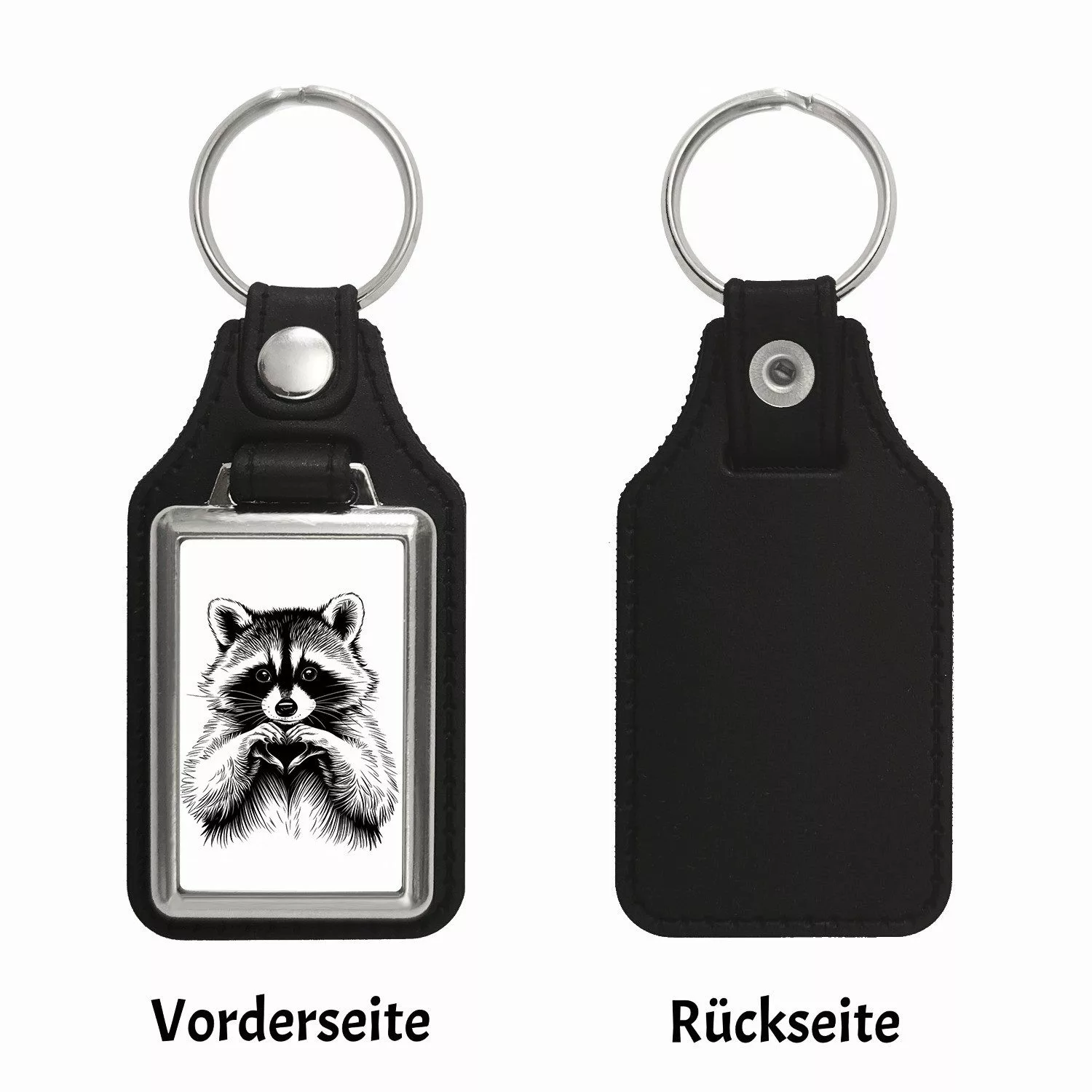 speecheese Schlüsselanhänger Waschbär zeigt Herz Schlüsselanhänger günstig online kaufen