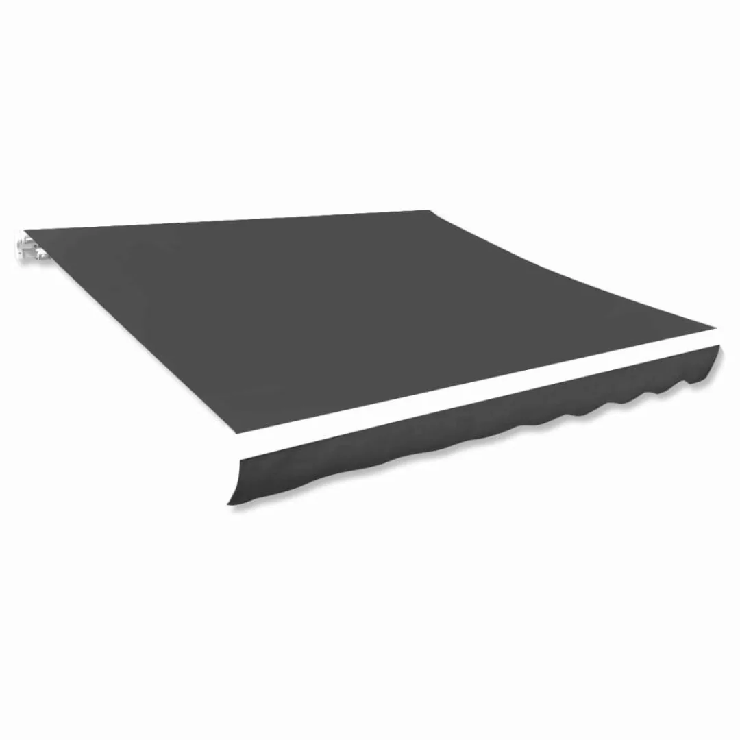 furnicato Markise Markisenbespannung Canvas Anthrazit 300x250 günstig online kaufen
