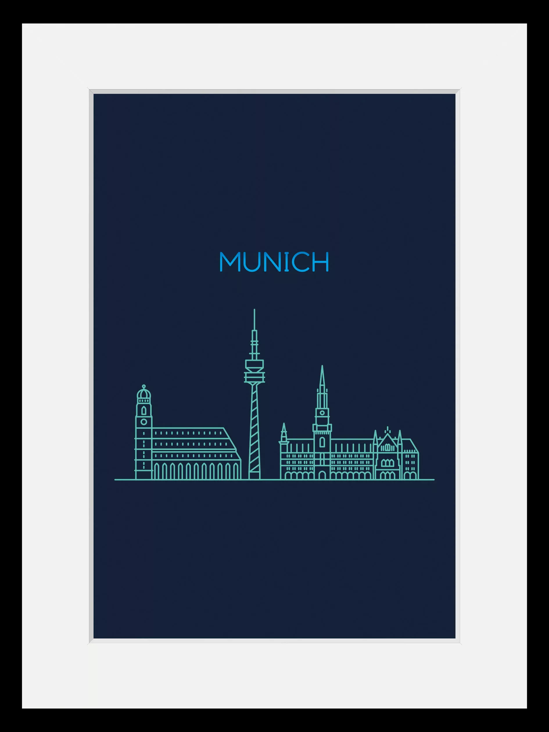 queence Bild "Munich Sightseeing", Städte, (1 St.) günstig online kaufen