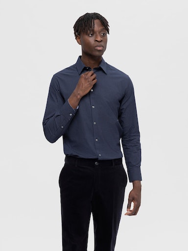 SELECTED HOMME Langarmhemd "SLHSLIMSOHO-DETAIL SHIRT LS NOOS" günstig online kaufen