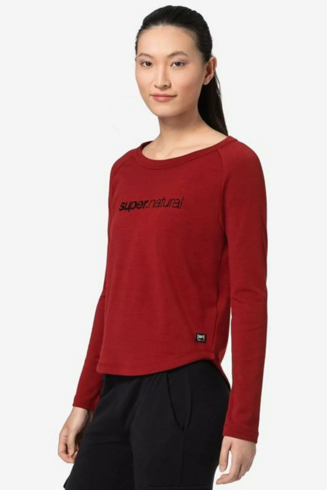 SUPER.NATURAL Sweatshirt für Damen, Merino EVERYDAY CREW atmungsaktiv, casu günstig online kaufen