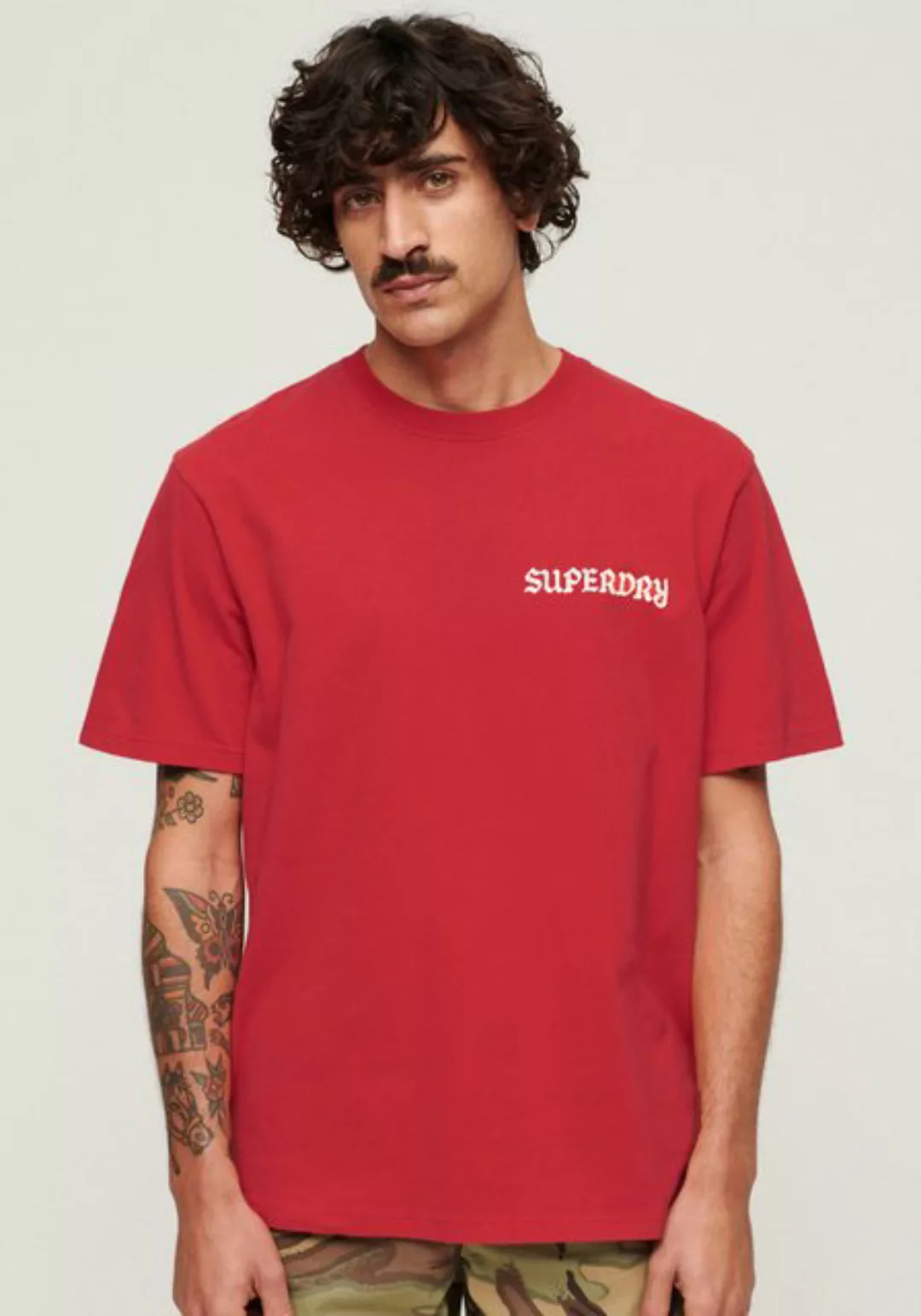 Superdry Print-Shirt SD-TATTOO GRAPHIC LOOSE T SHIRT günstig online kaufen