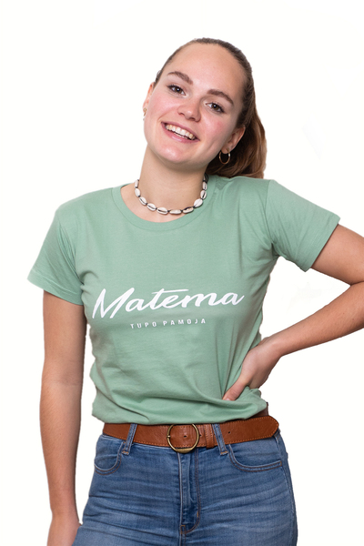 T-shirt "Kawaida Mint" Aus Biobaumwolle - Damen günstig online kaufen