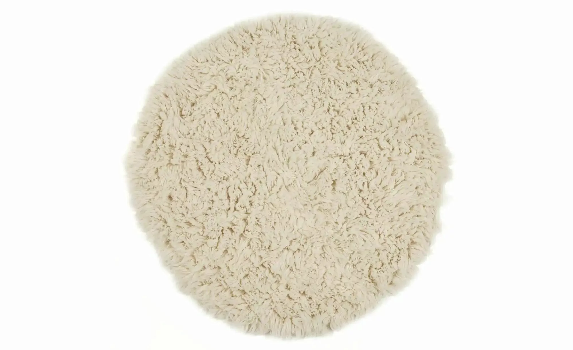 THEKO Flokati Wollteppich  Flokos ¦ beige ¦ Wolle ¦ Maße (cm): B: 100 H: 7 günstig online kaufen