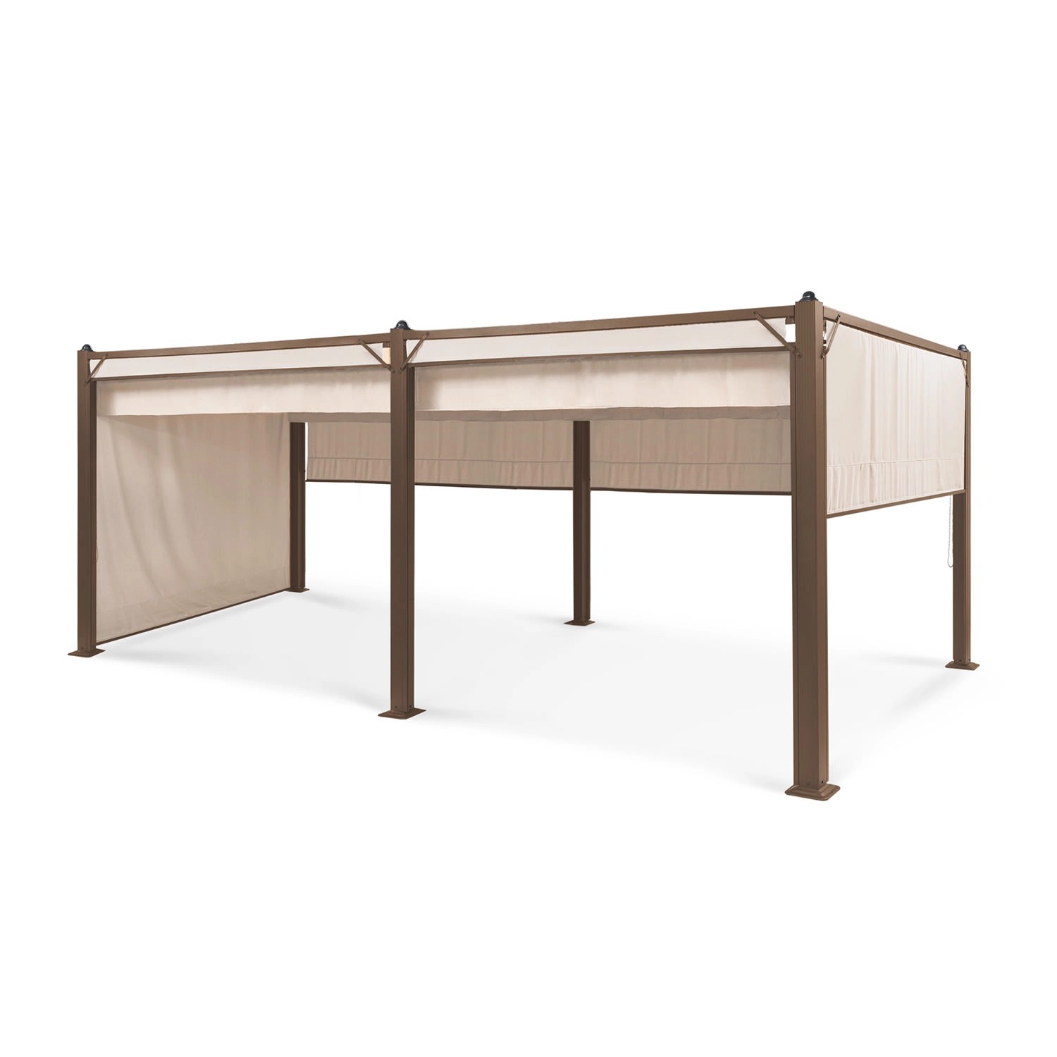 blumfeldt Pavillon Pantheon_Cortina_Rust, (Set), Pergola Terrassenüberdachu günstig online kaufen