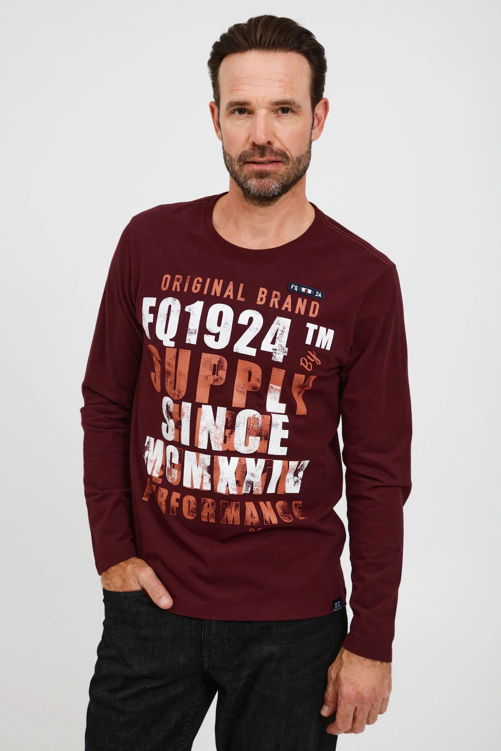 FQ1924 Langarmshirt "FQ1924 FQWynton" günstig online kaufen