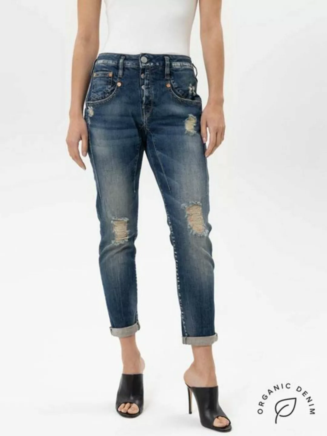 Herrlicher 7/8-Jeans Shyra Cropped Organic Cotton günstig online kaufen