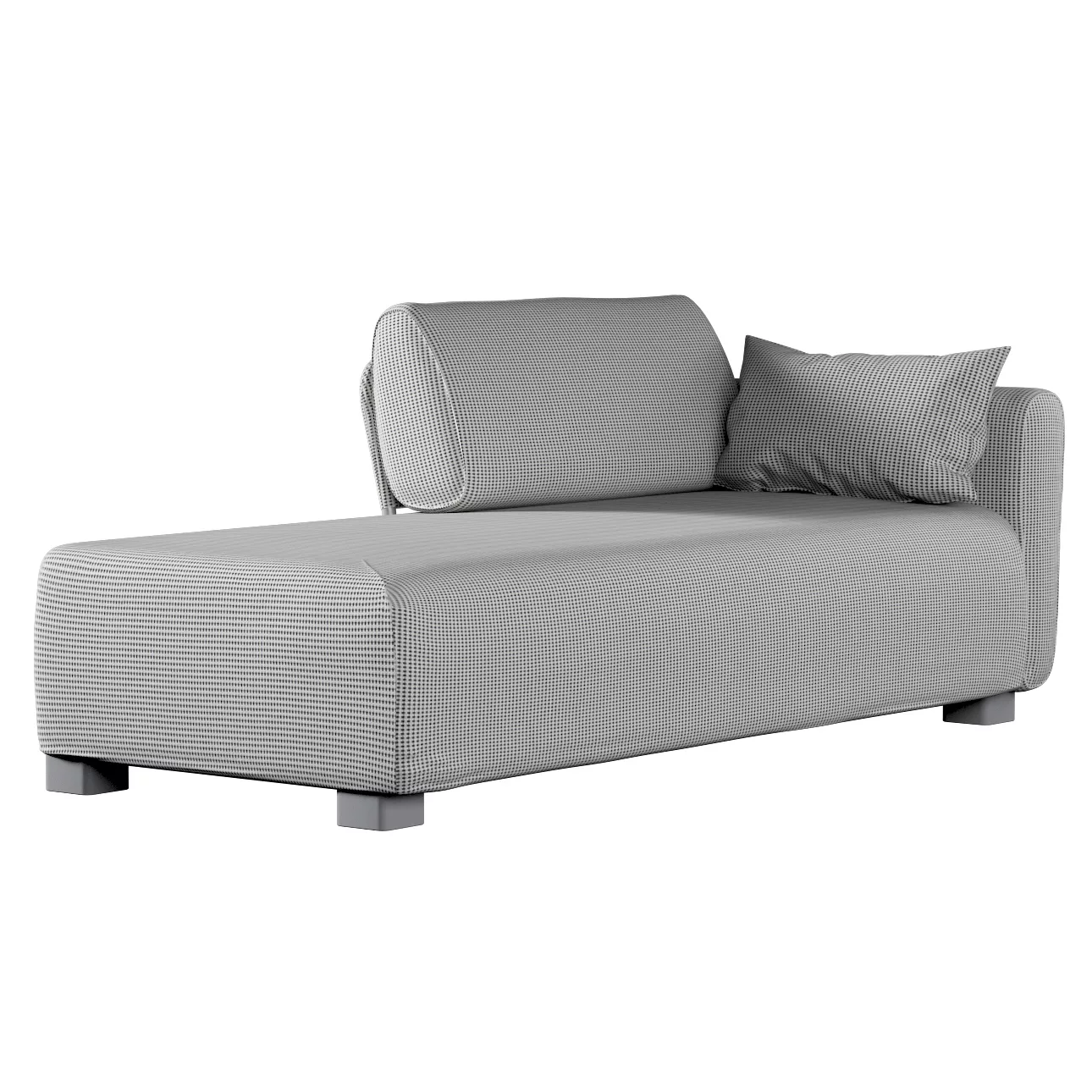 Bezug für Mysinge Recamiere Sofa, schwarz-beige, Sofahusse, Mysinge Recamie günstig online kaufen