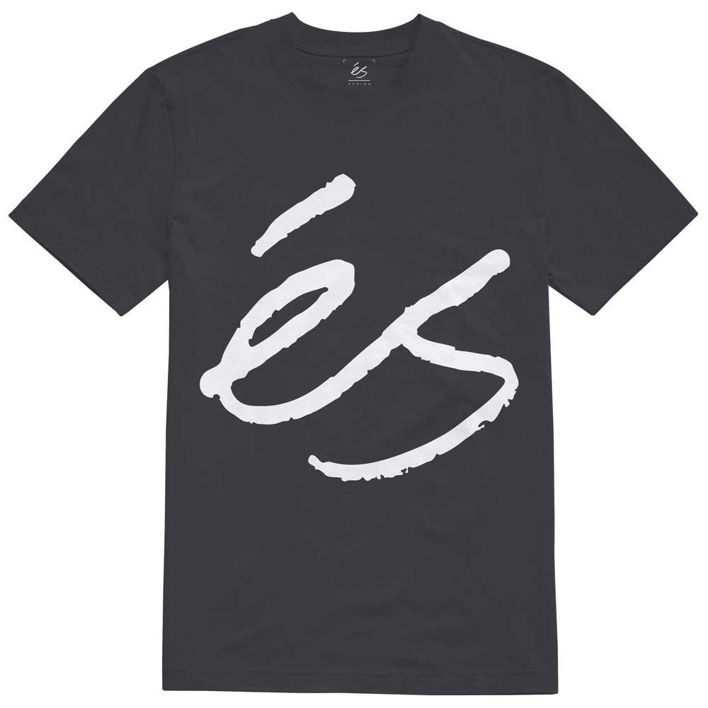 Es Big Script Kurzärmeliges T-shirt S Black günstig online kaufen