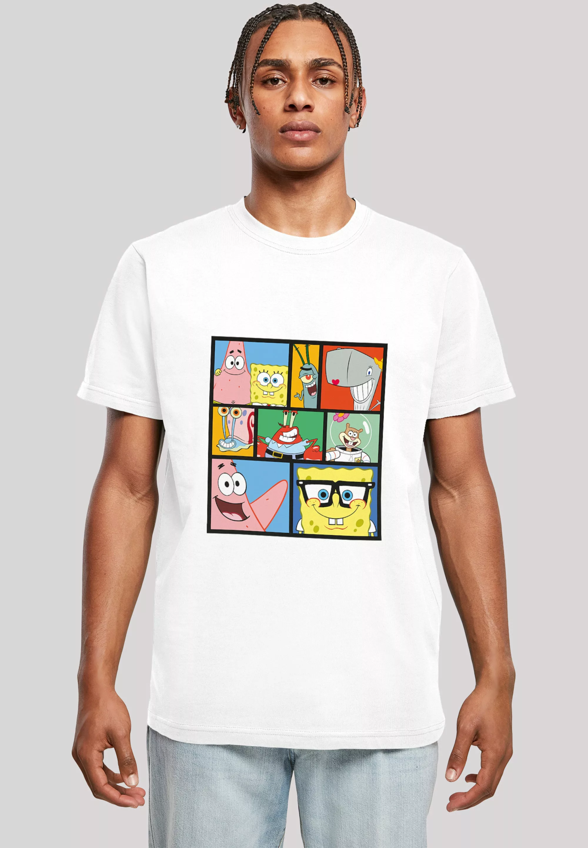 F4NT4STIC T-Shirt "Spongebob Schwammkopf Collage", Herren,Premium Merch,Reg günstig online kaufen