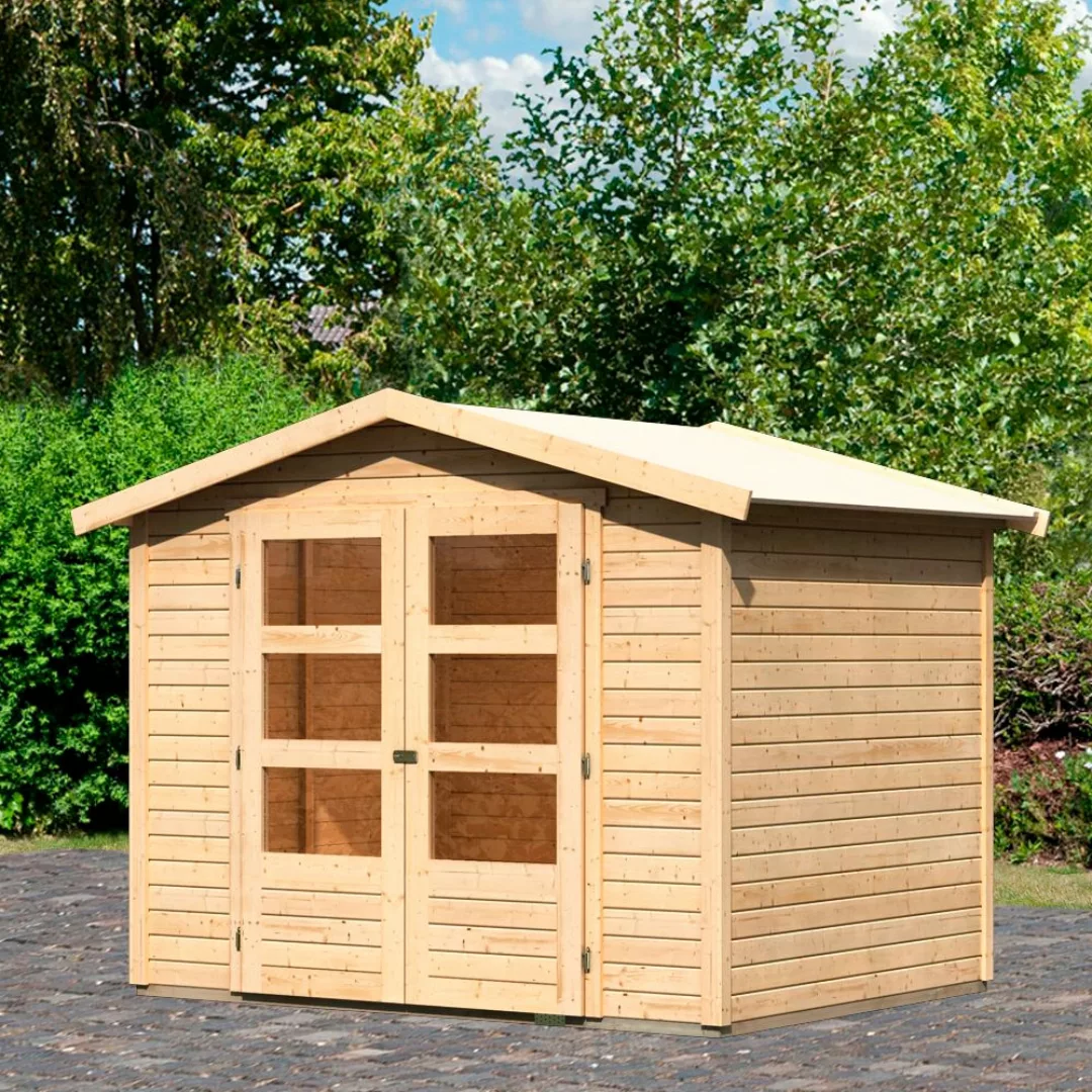 Karibu Gartenhaus "Carlberg 3", (Set), anthrazit, naturbelassen oder terrag günstig online kaufen