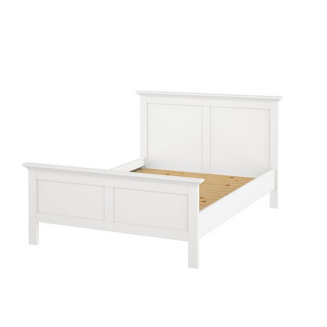 ebuy24 Bett Venedig Bett Doppelbett 140x200 cm, weiss. (1-tlg) günstig online kaufen