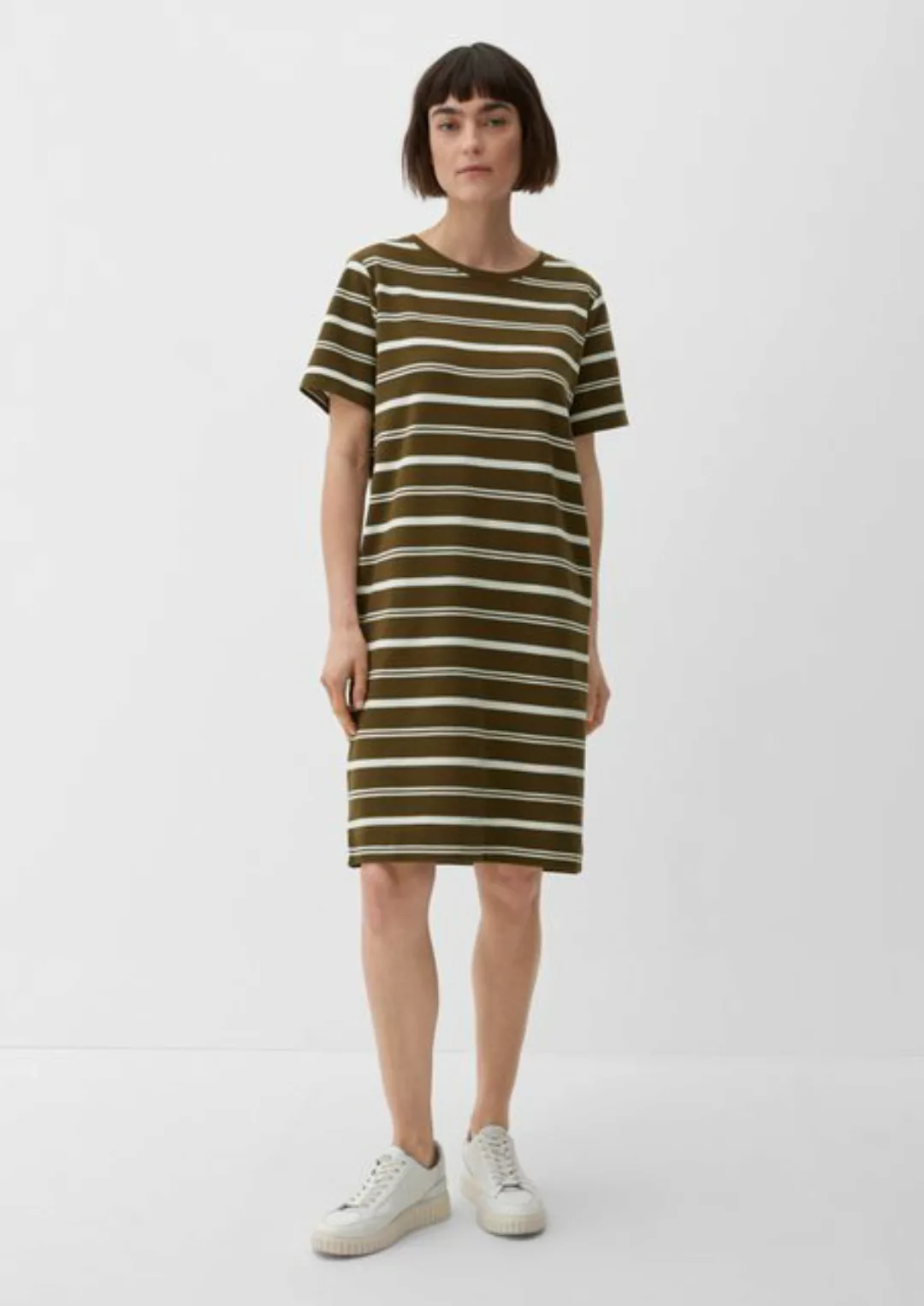 s.Oliver Minikleid Midi-Kleid mit Ringelmuster günstig online kaufen