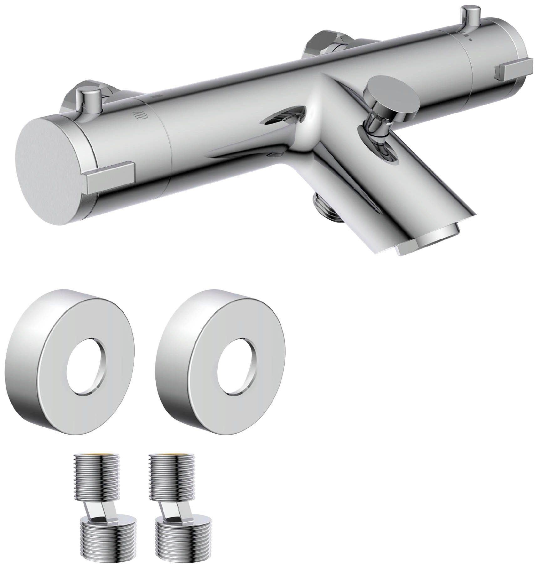 Schütte Wannenarmatur London Thermostat, Mischbatterie Badewanne, günstig online kaufen