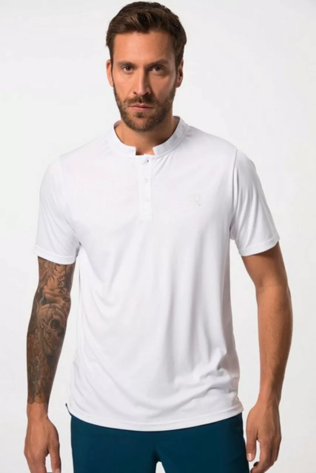 JP1880 T-Shirt Henley Tennis Halbarm QuickDry Rundhals günstig online kaufen